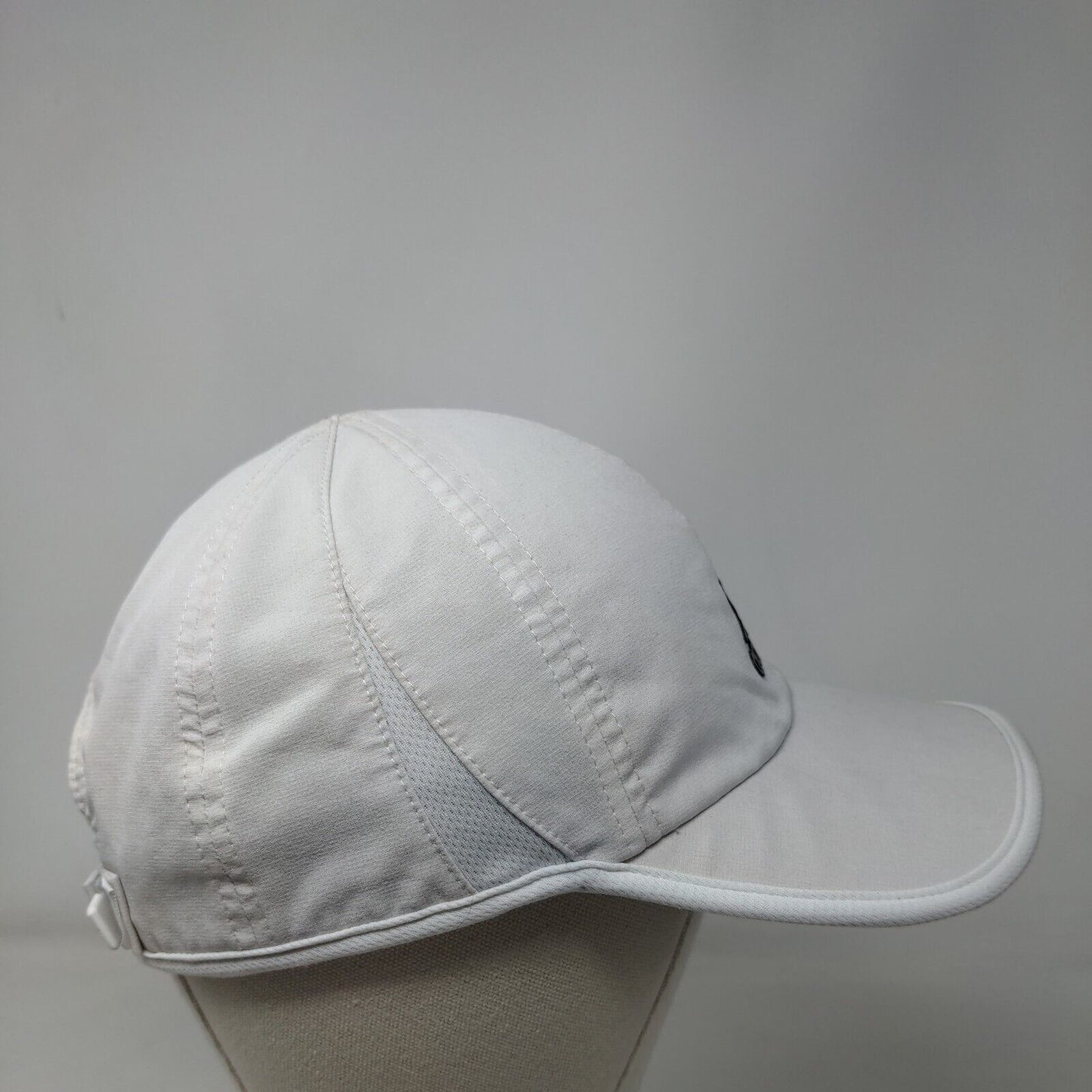 Adidas Aeroready Strapback Hat White One Size Adjustable Breathable Mesh
