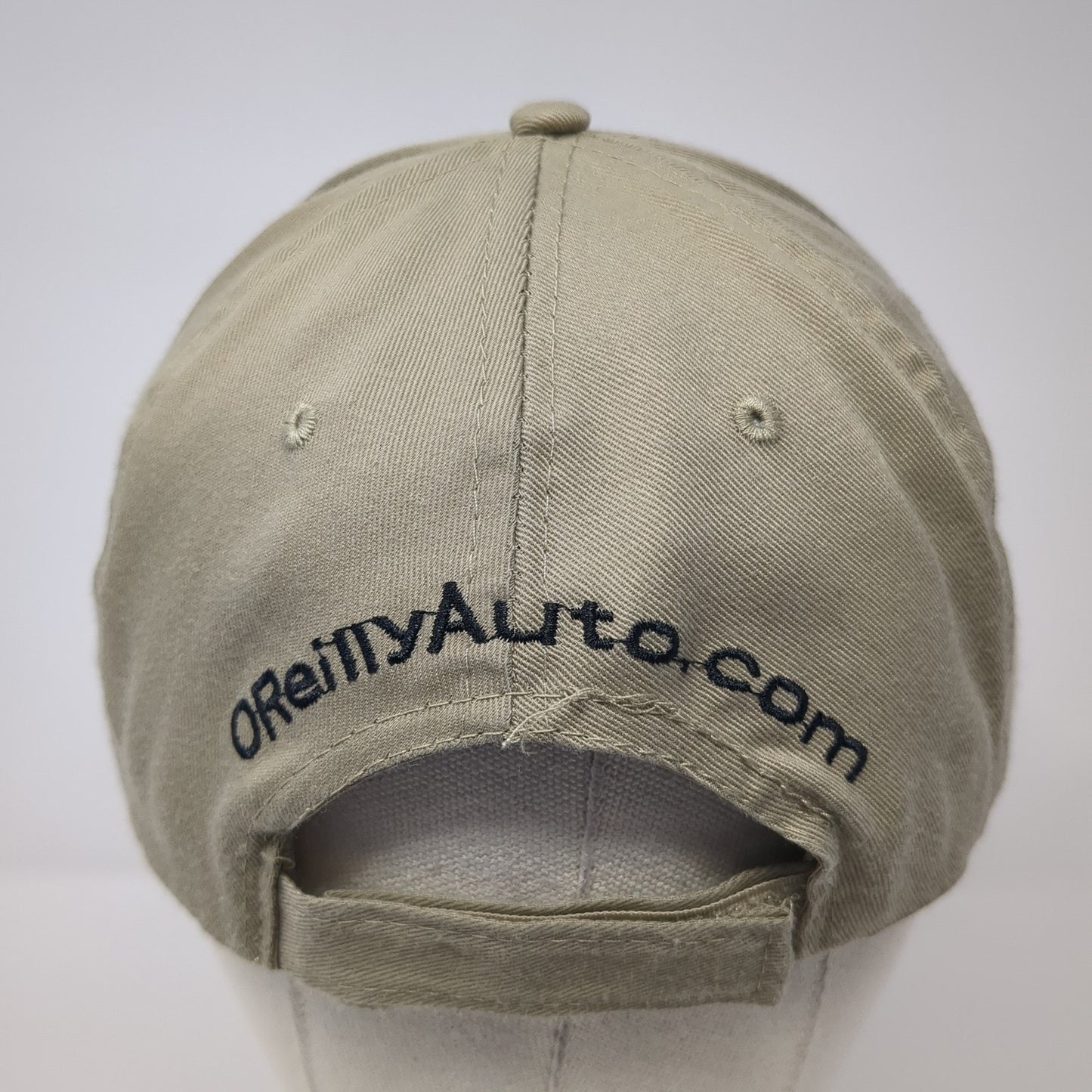 O'Reilly Auto Parts Strapback Baseball Cap Brown OS Adjustable Embroidered