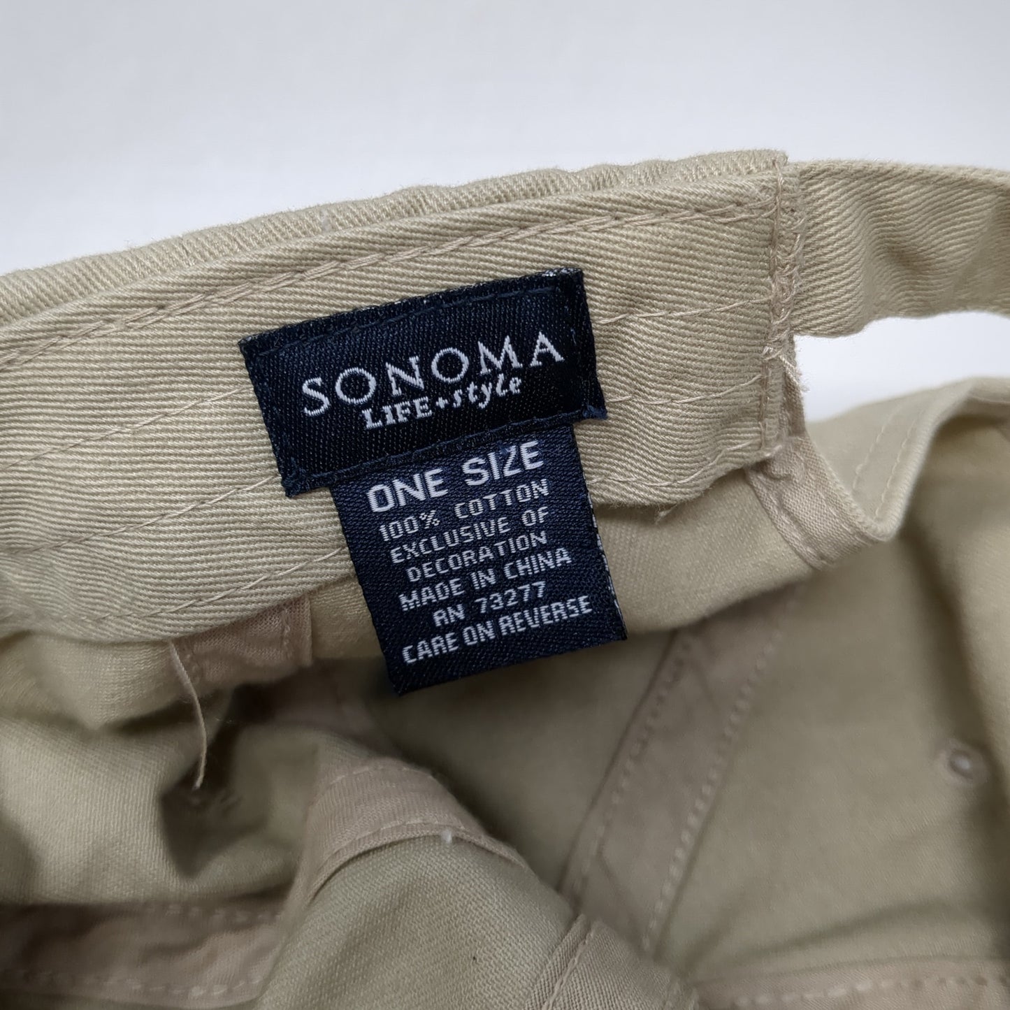 America's Top #1 Slideback Baseball Cap Brown OS Adjustable Sonoma Life+Style