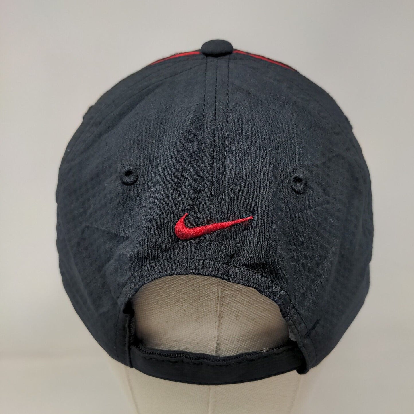 Folgers Strapback Hat Black OSFM Embroidered Nike Heritage 86 Dri-Fit