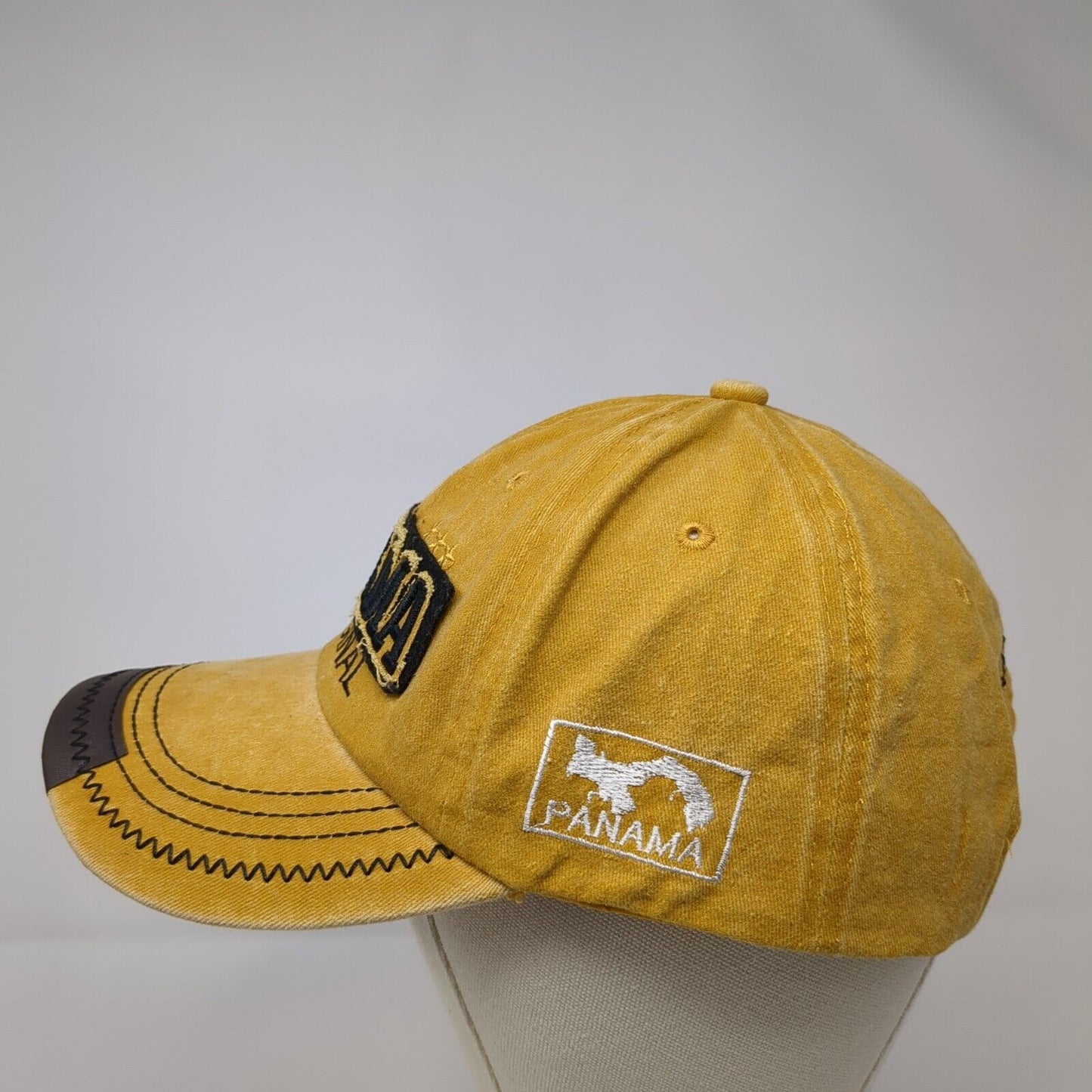 Tread Panama Original Slideback Hat Tan One Size Adjustable Embroidered Cotton
