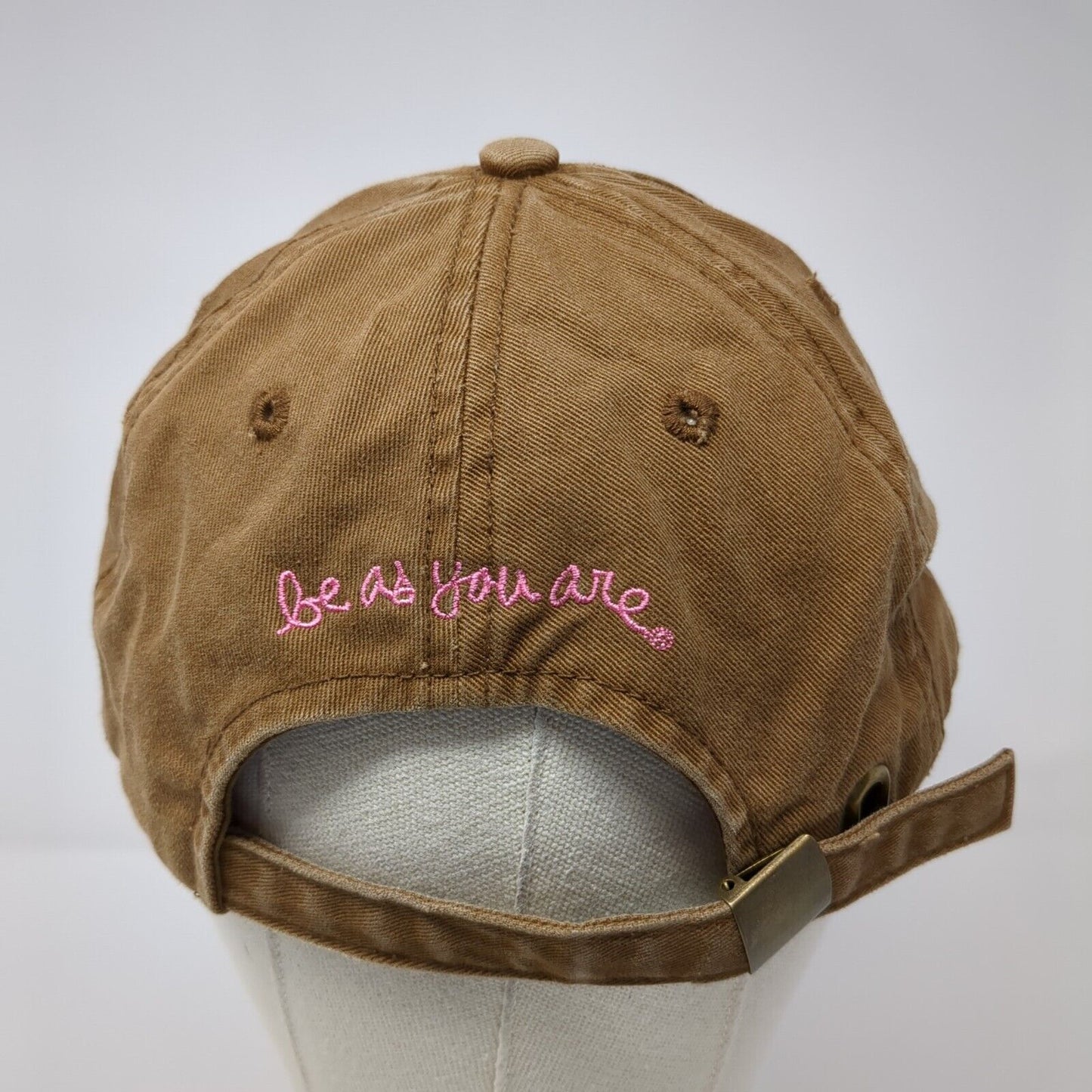 Sleep Drink Repeat Be As You Are Slideback Hat Brown OS Adjustable Embroidered