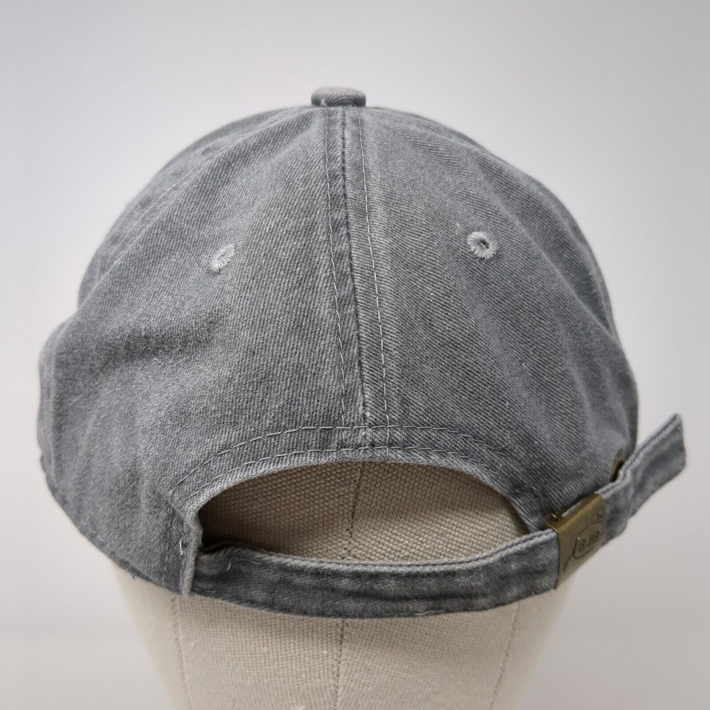 Brooklyn New York 1625 Slideback Hat Gray OS Adjustable Embroidered BJB Cotton