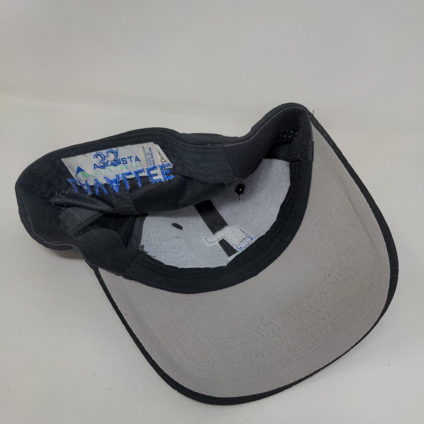 Lavallee 33 Youth Fitted Hat Black One Size Embroidered Augusta Sportswear