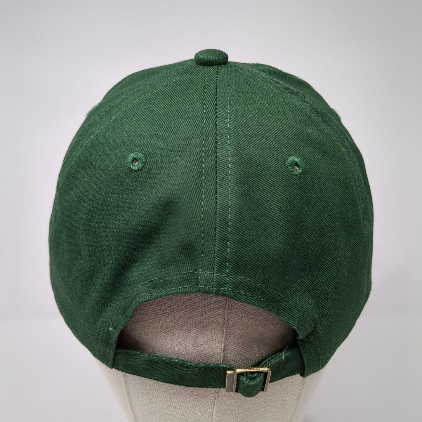 Gruns Slideback Hat Green One Size Embroidered Logo Adjustable 6 Panel