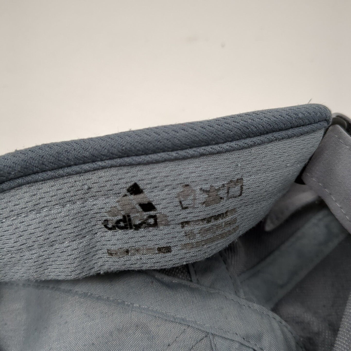 Adidas 3 Stripes Strapback Hat Gray One Size Adizero Solid Embroidered