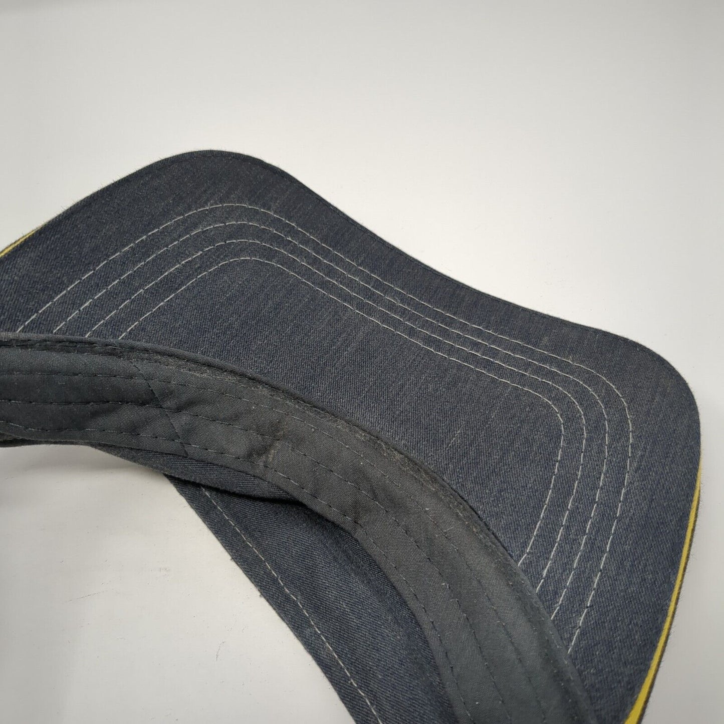 McDonald's Slideback Visor Hat Gray One Size Adjustable Crew Uniform