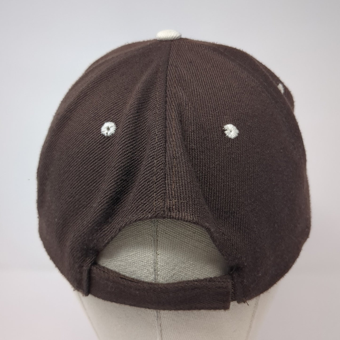 Ensenada Mexico Strapback Baseball Cap Brown One Size Adjustable Embroidered