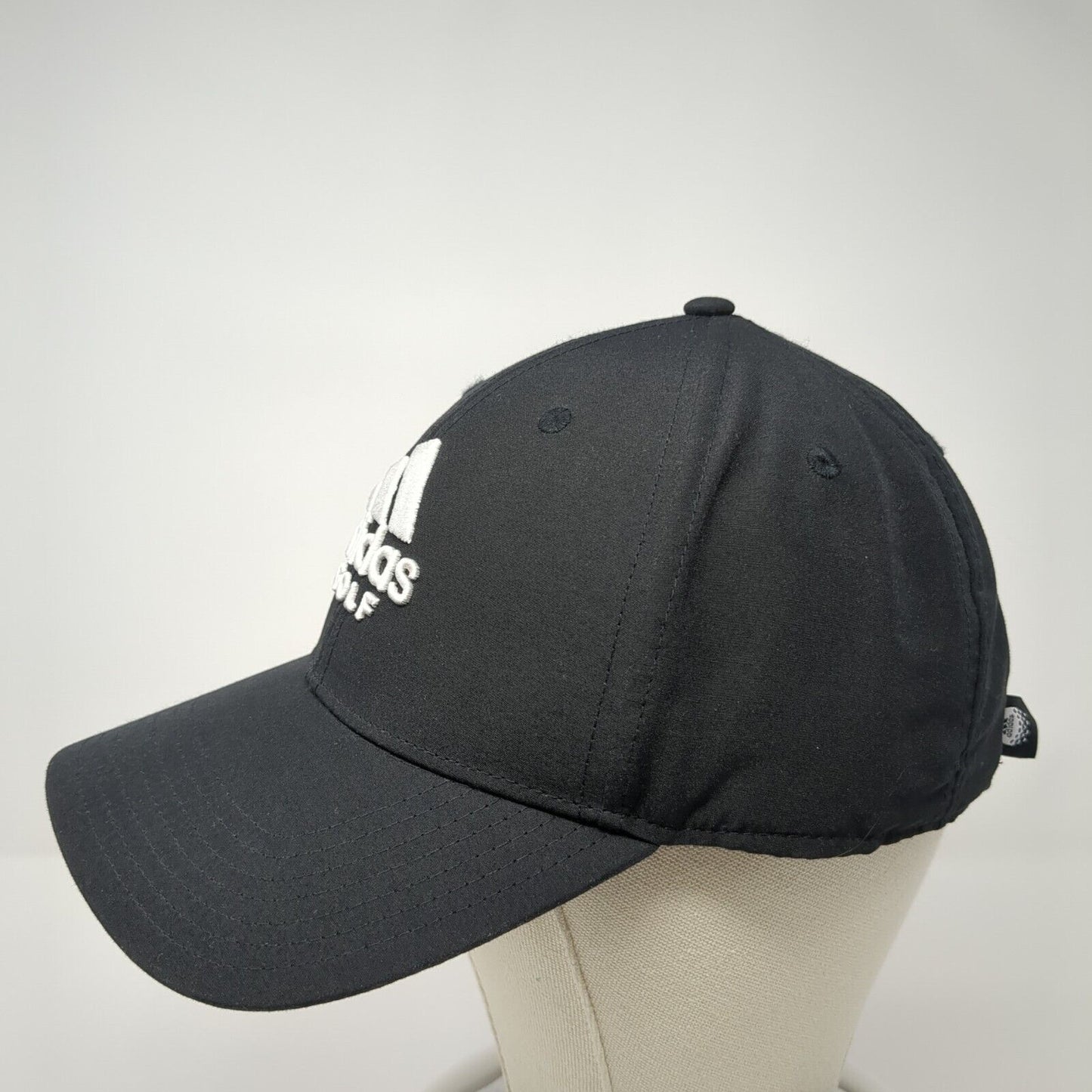 Adidas Golf Strapback Hat Black One Size Adjustable Embroidered Wesco