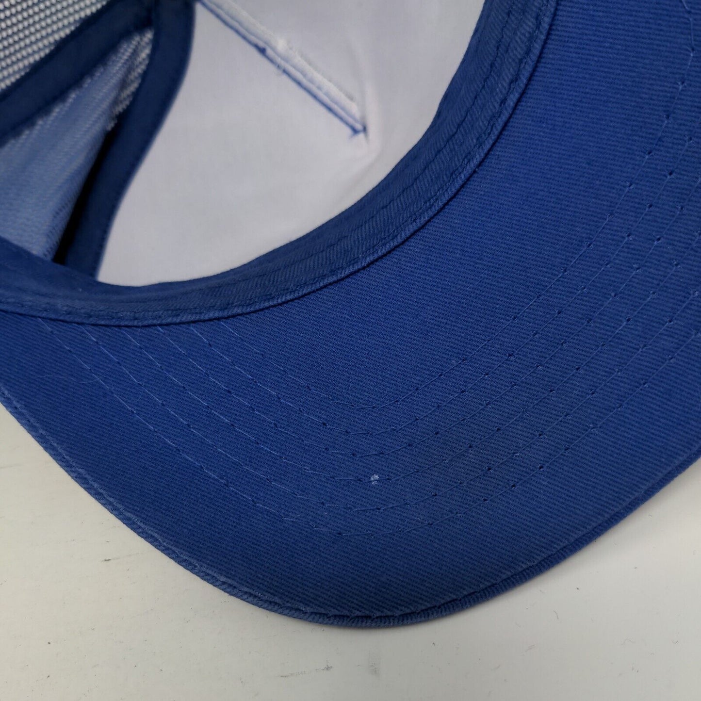 Bass Pro Shops Snapback Mesh Back Trucker Hat Blue OSFM Gone Fishing