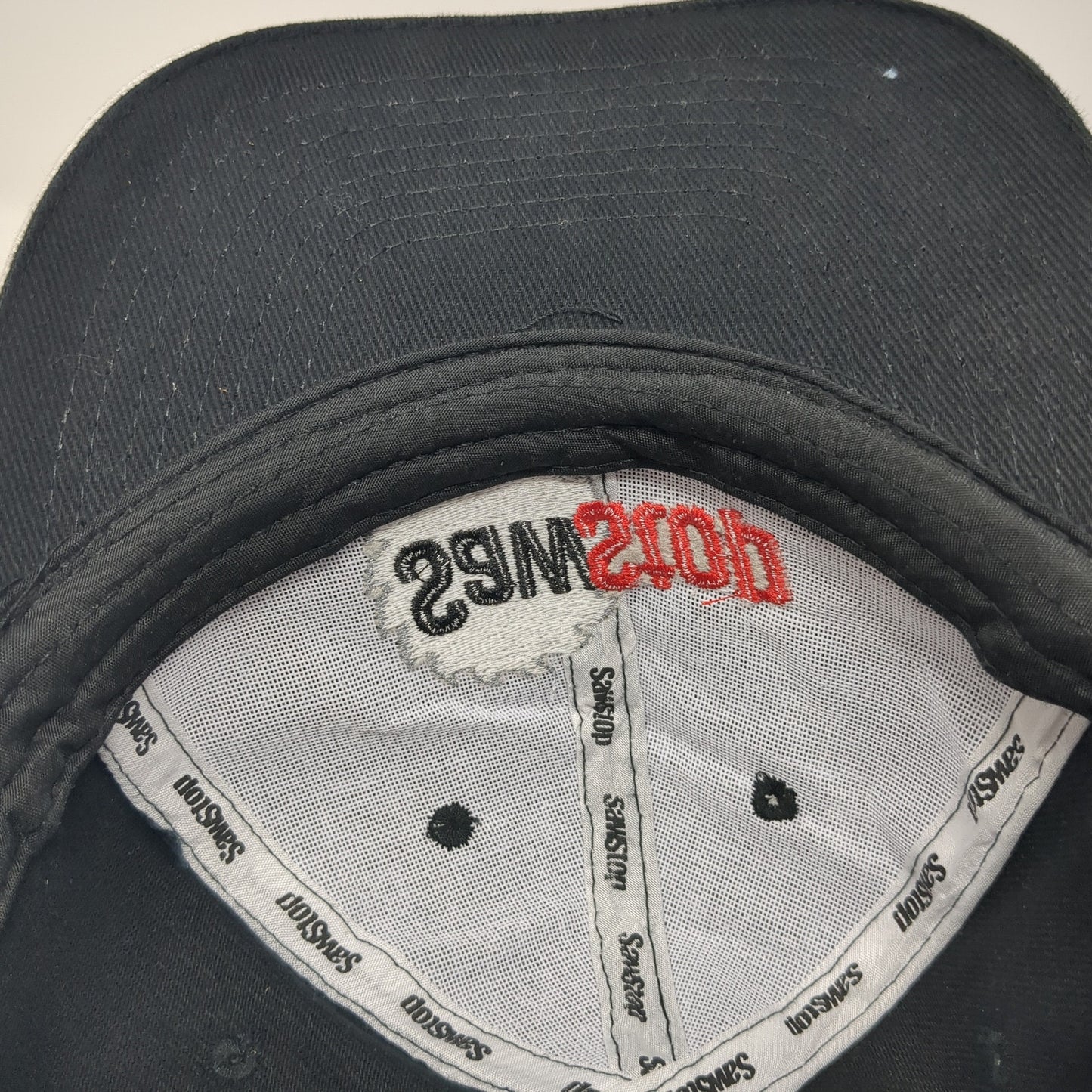 Saw Stop Strapback Hat Black One Size Adjustable Embroidered Outdoor