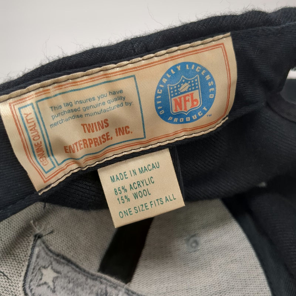 Twins Enterprise Baseball Cap Black One Size NFL New England Patriots Gray Hat