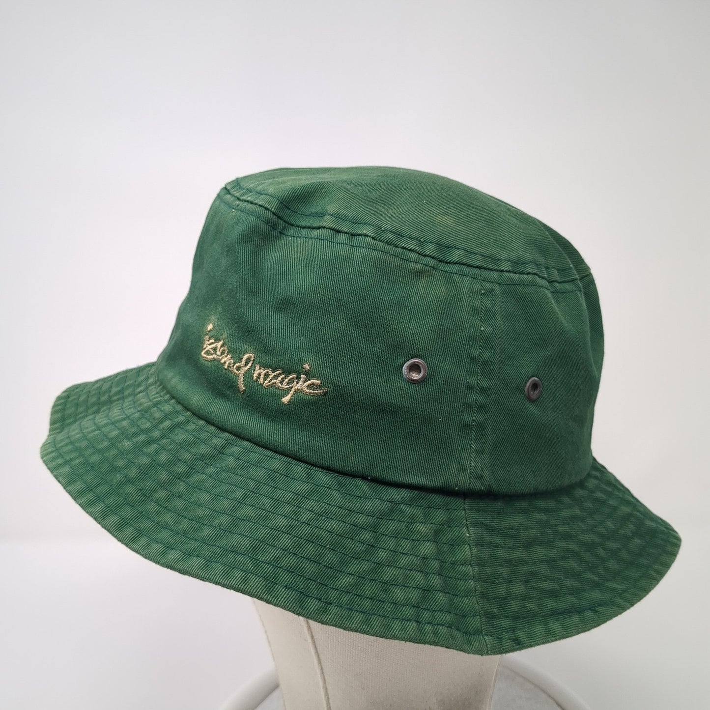 Island Magic Fisherman's Bucket Hat Green One Size Lightweight Sportsman