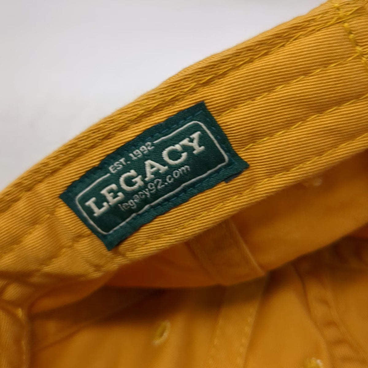 Legacy Baseball Cap Yellow One Size Whitetail Embroidered Slideback Cotton Hat