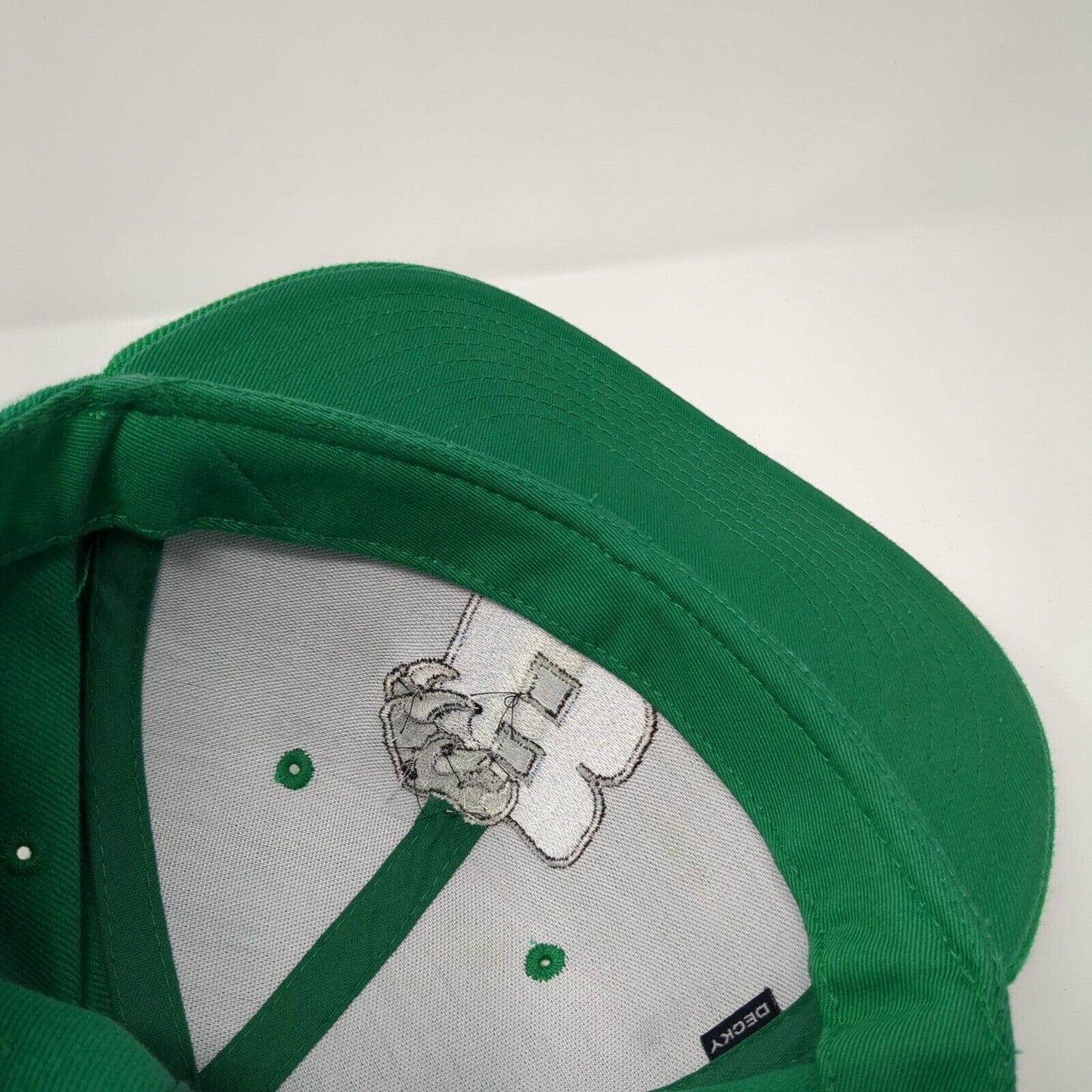 Letter B Claw Snapback Hat Green One Size Adjustable Embroidered Decky