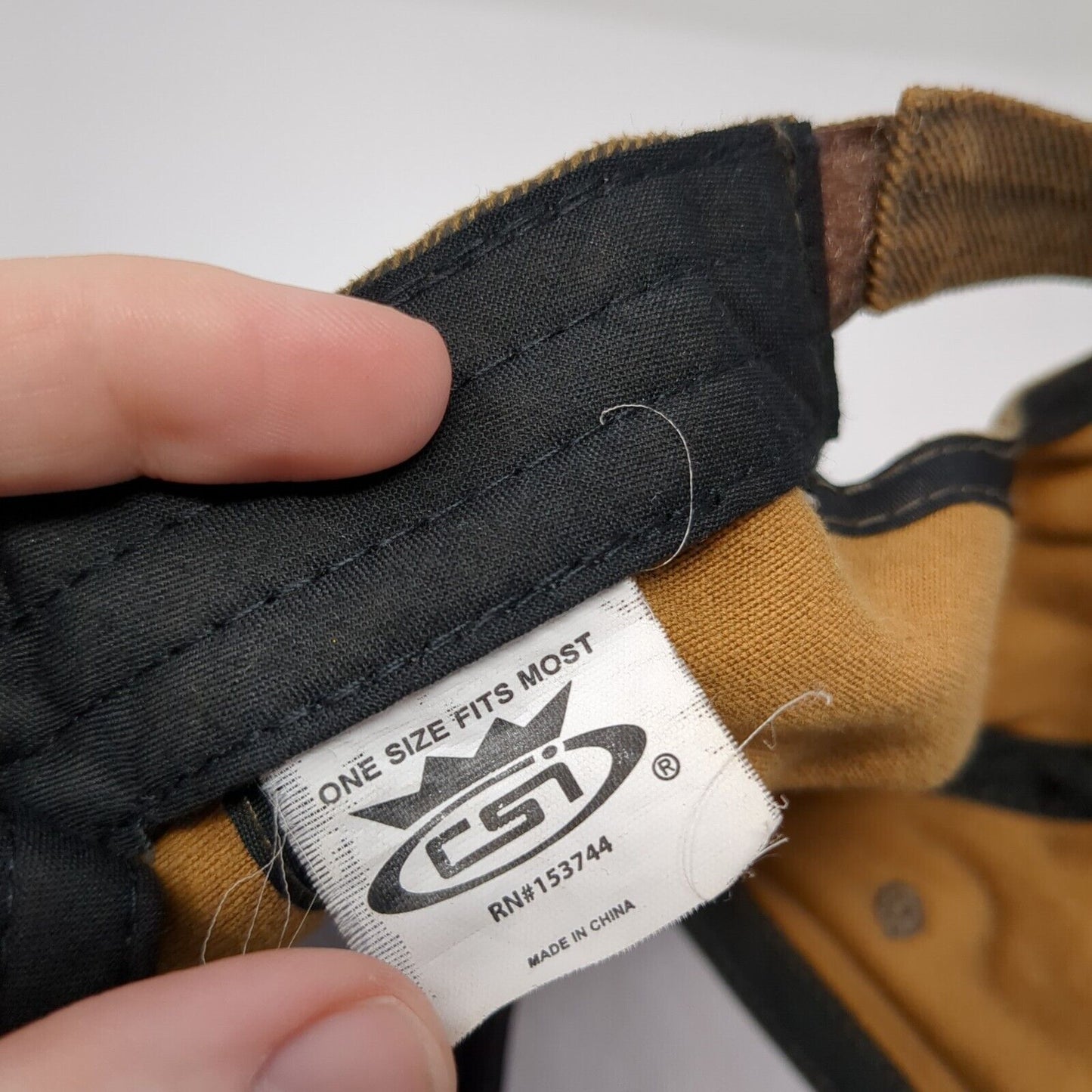 Gatlinburg Tennessee Strapback Hat Brown One Size Embroidered 6 Panel