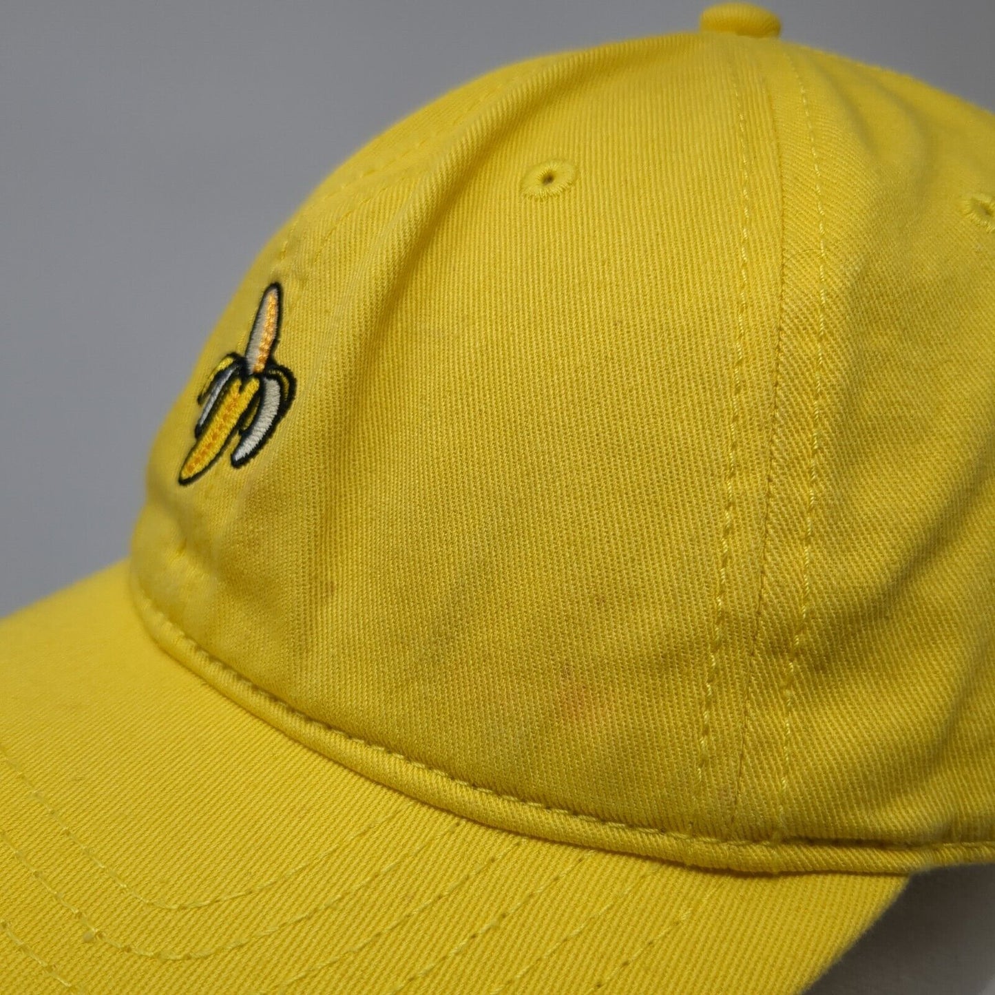 Banana Strapback Hat Yellow One Size Adjustable Embroidered Forever 21