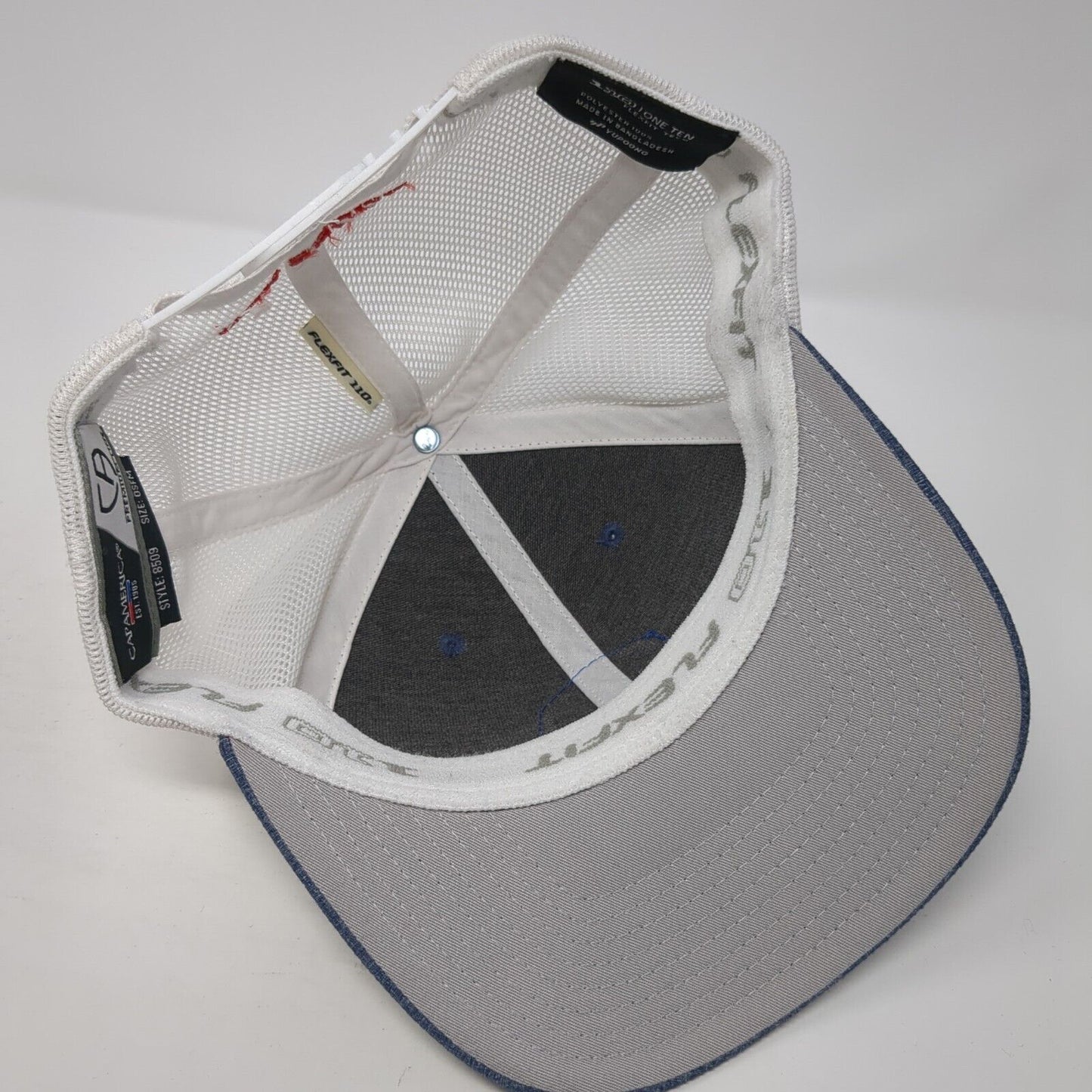 ACH Seeds Snapback Trucker Hat Blue OS Flexfit Adjustable Mesh Back Cap America