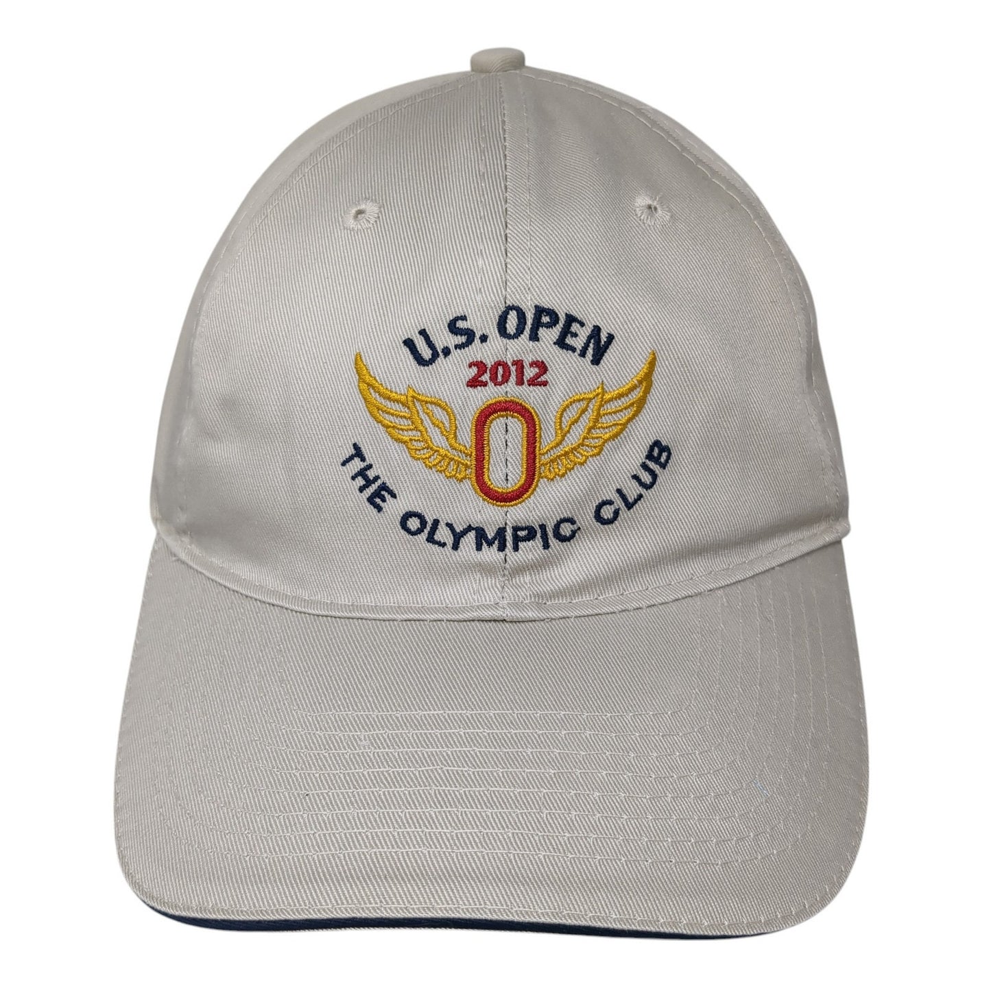 US Open 2012 The Olympic Club Slideback Hat Beige One Size USGA Member