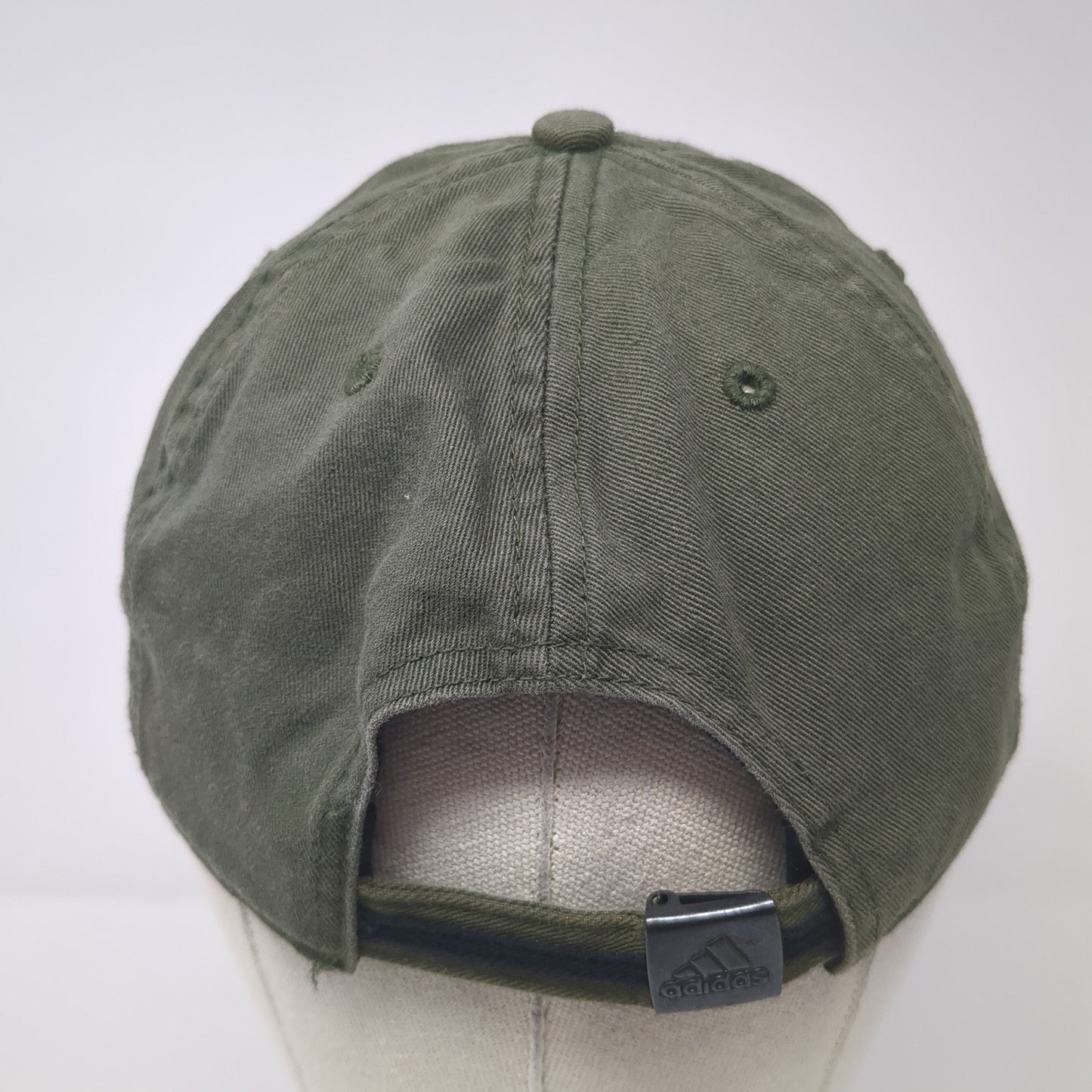 Adidas Slideback Baseball Cap Green One Size Adjustable Embroidered 6 Panel