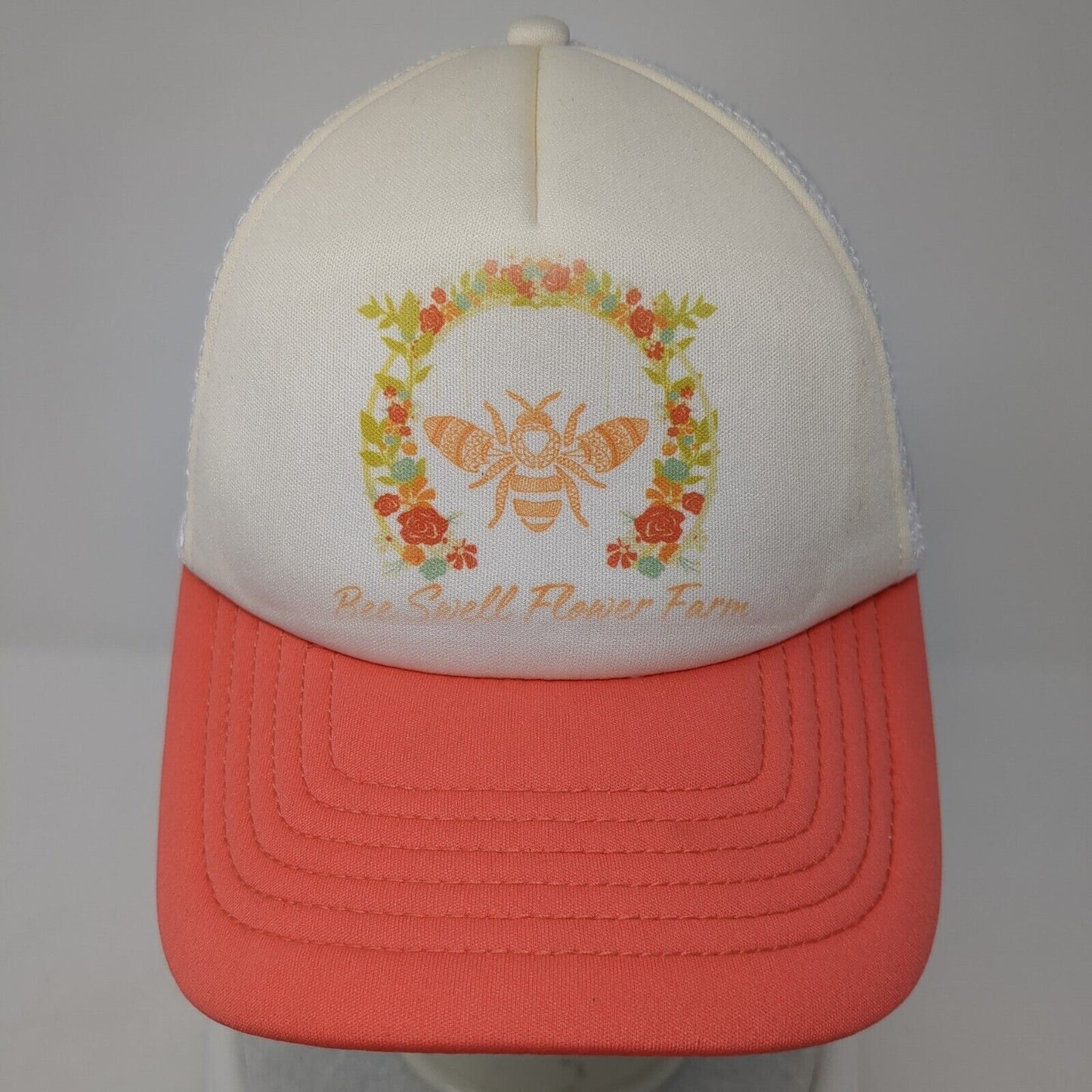 Bee Swell Flower Farm Women's Snapback Trucker Hat Multi One Size