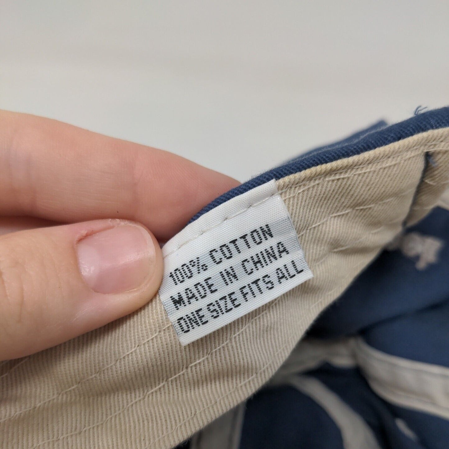 Ridge Rock Hardscape Solutions Strapback Hat Blue OSFA Embroidered