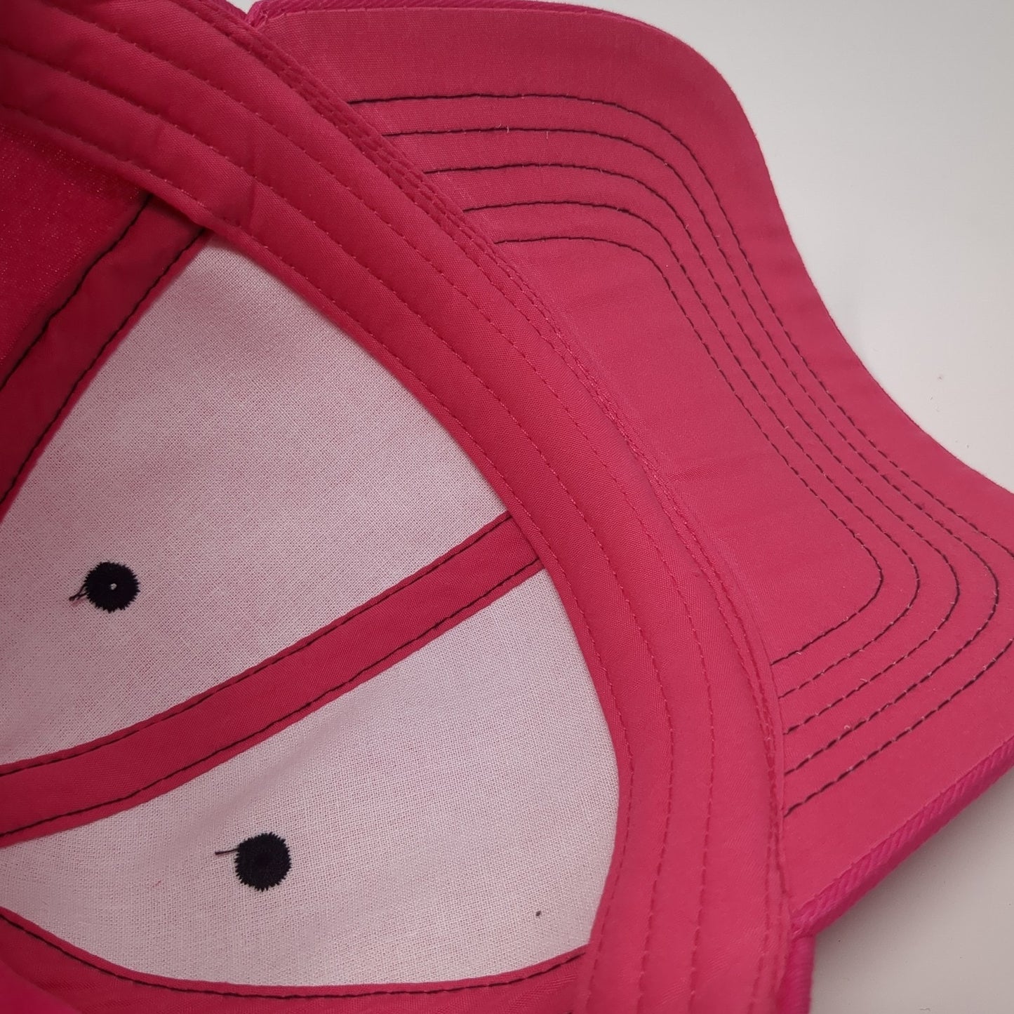 Unbranded Strapback Hat Pink One Size Solid Vent Holes Blank Outdoor
