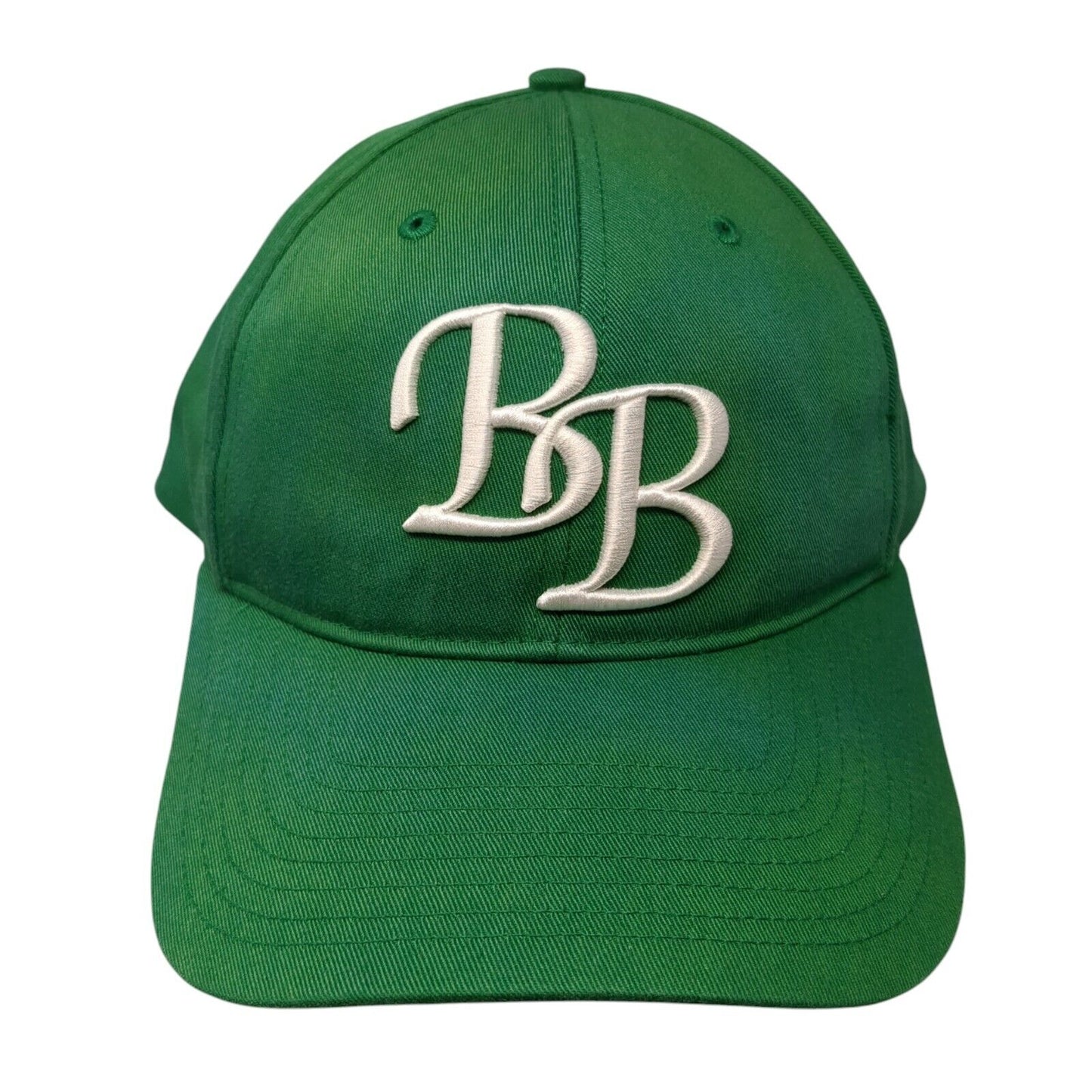 BB Strapback Hat Green M-L Adjustable Embroidered Richardson Pro 214