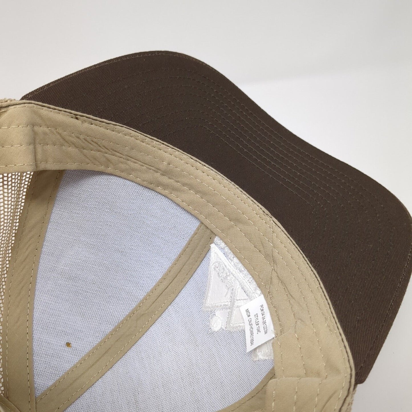 2024 Boise Trails Challenge Snapback Trucker Hat Brown One Size Mesh Back