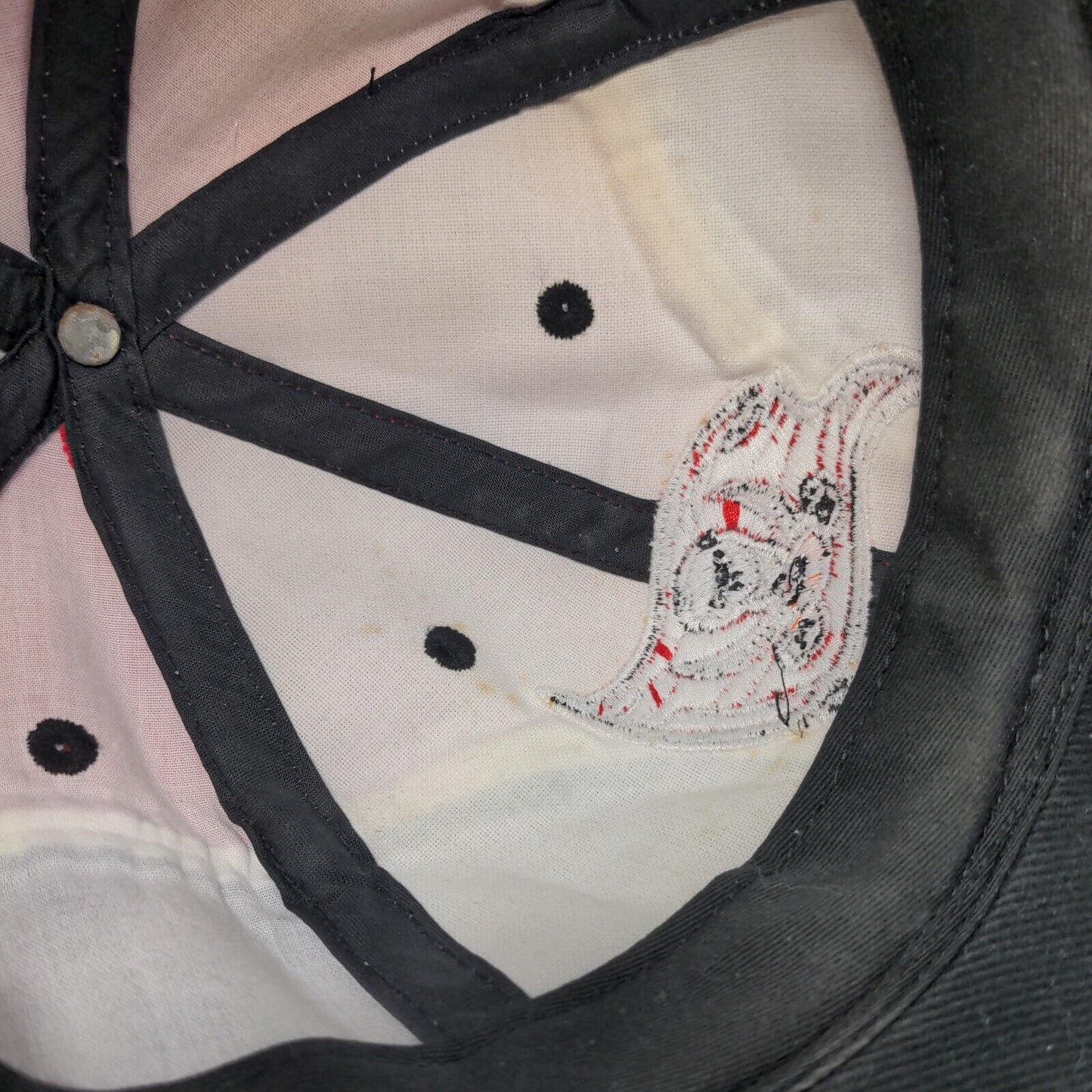 NFL Tampa Bay Buccaneers Strapback Hat Red Black Embroidered Flag Logo Hit