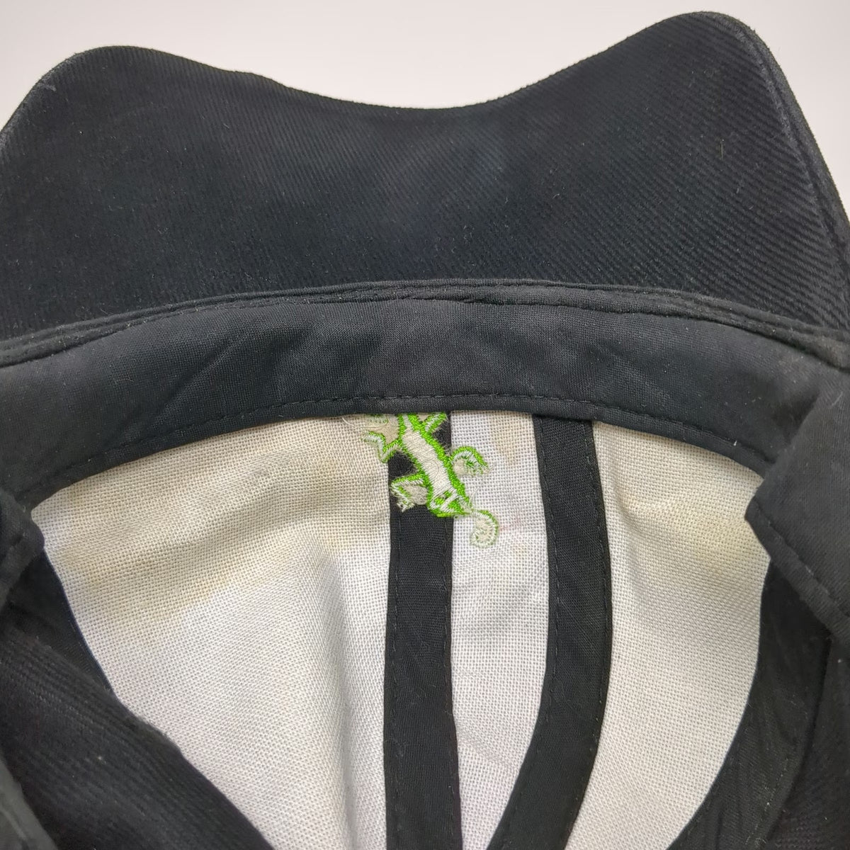 Desperados Baseball Cap Black One Size Gecko Logo Green Red Strapback Hat Lizard