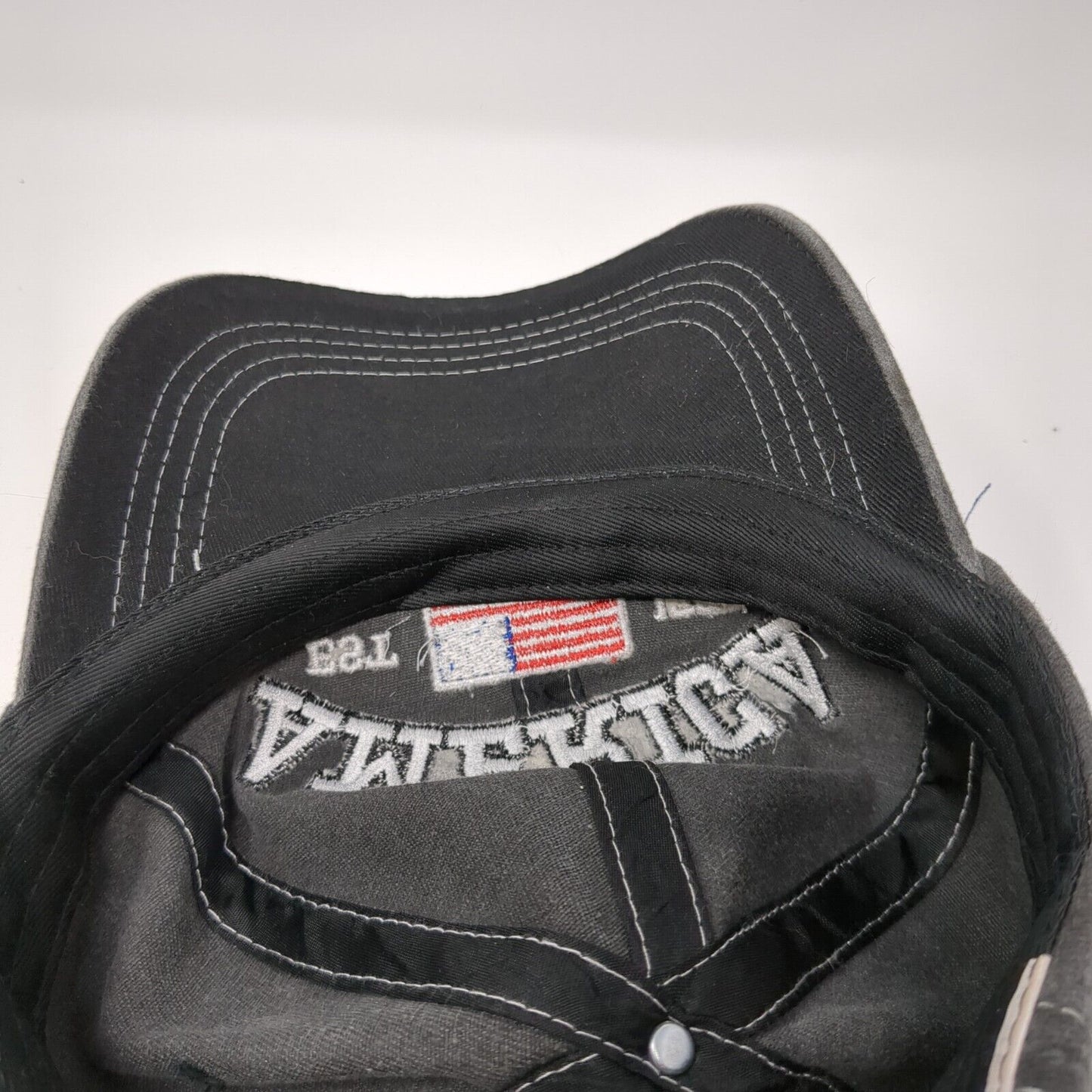 America Est 1776 Slideback Hat Gray One Size Adjustable Embroidered