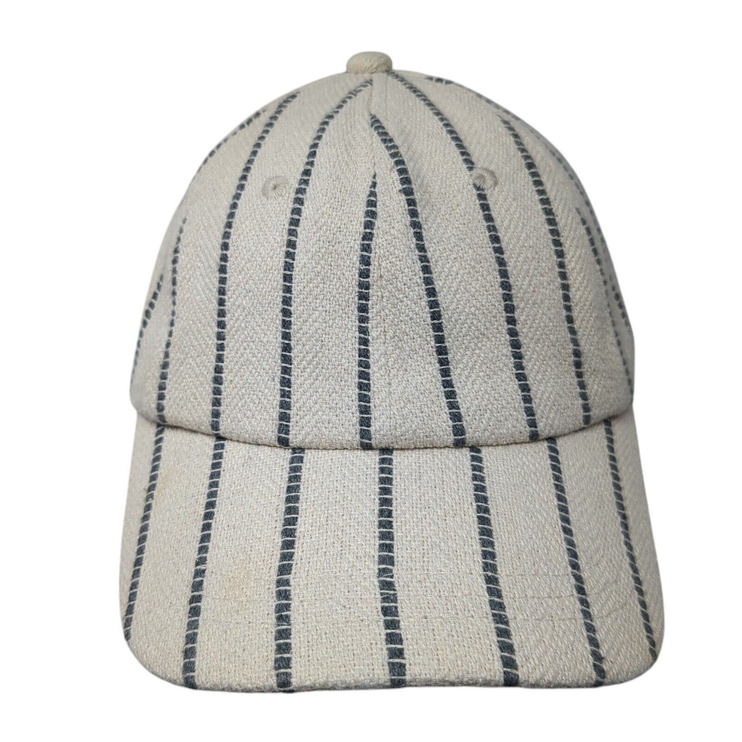 Unbranded Slideback Hat Multi One Size Striped Adjustable Leather Strap