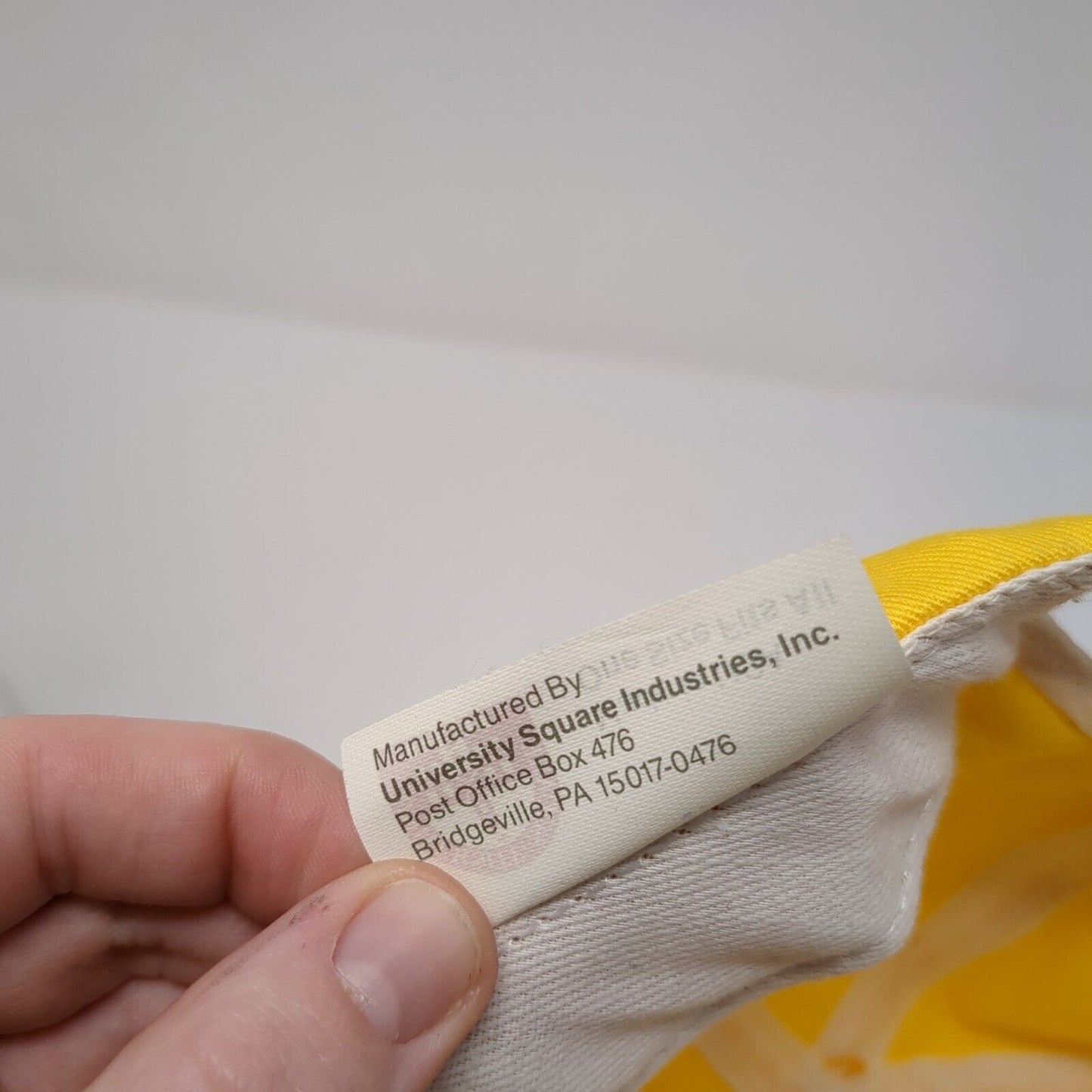 Northern Wolves NSU Snapback Hat Yellow One Size Adjustable Embroidered 6 Panel