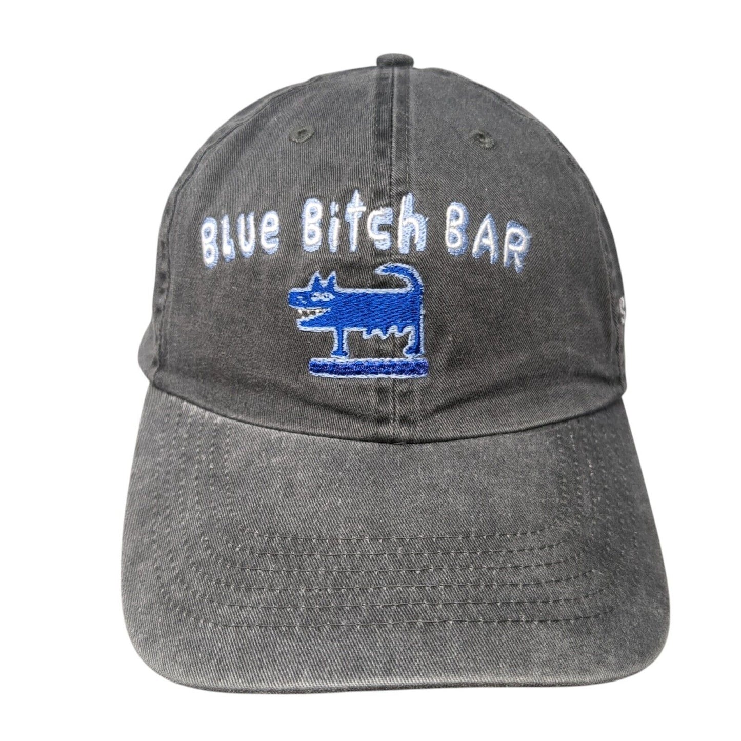 Blue Bitch Bar Sint Maarten Strapback Hat Gray One Size Fahrenheit
