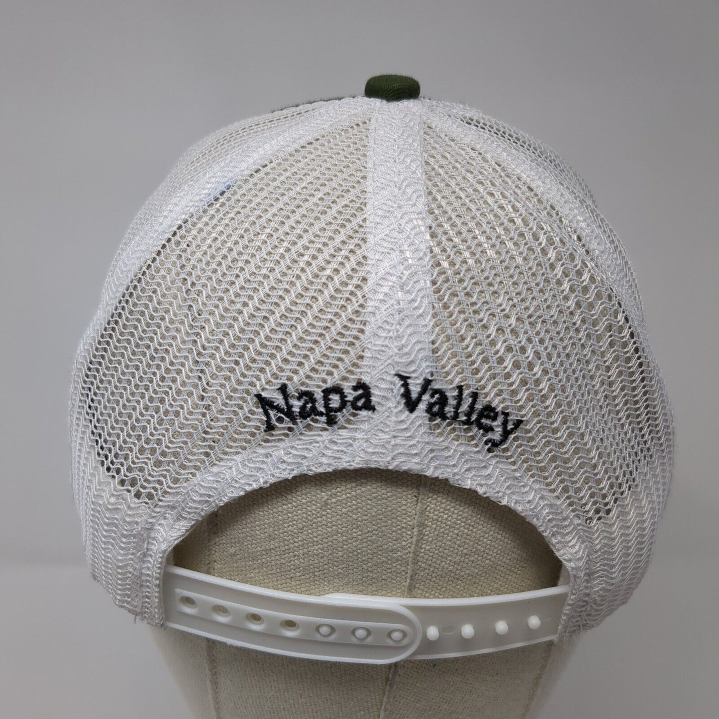 Farmstead Long Meadow Ranch Napa Valley Strapback Hat Green OSFA Mesh Brewery
