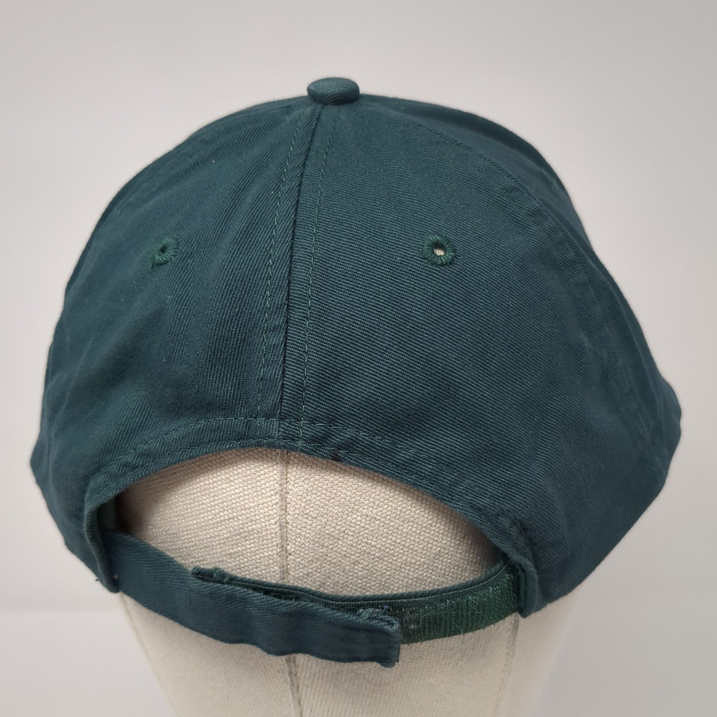 J&H Harvesting Monteview ID Strapback Hat Green One Size Embroidered