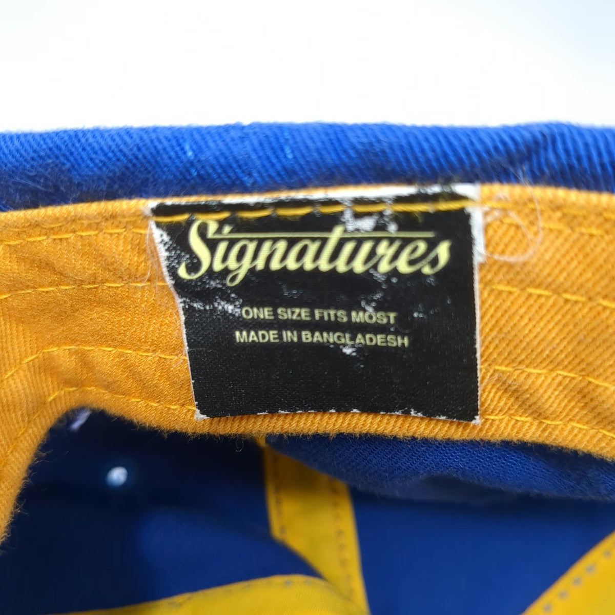 Signatures NCAA UCLA Bruins Blue One Size Cap Logo Embroidered Slideback Strap