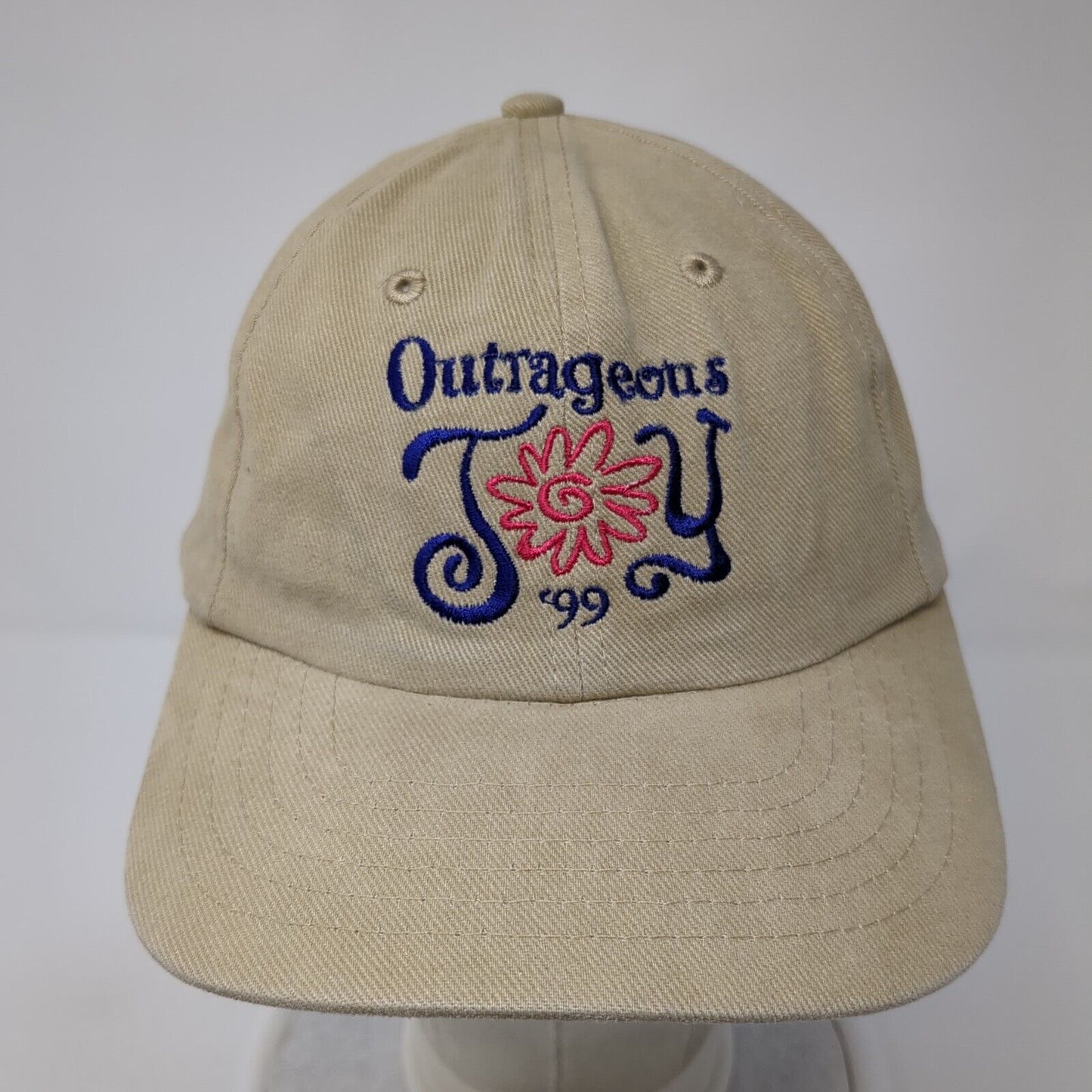 Outrageous Joy '99 Slideback Hat Tan One Size Women Of Faith Falcon