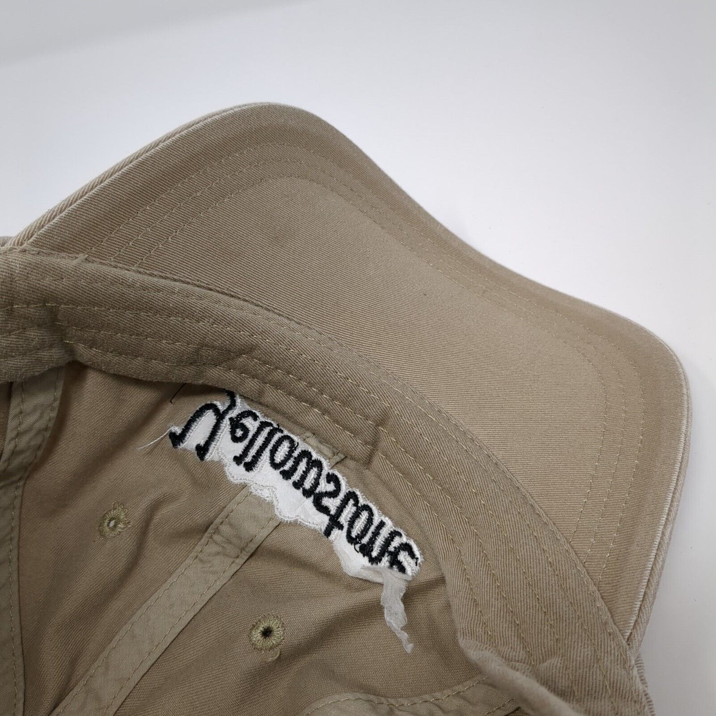 Yellowstone Strapback Hat Tan One Size Adjustable Classic Cut Embroidered Ahead
