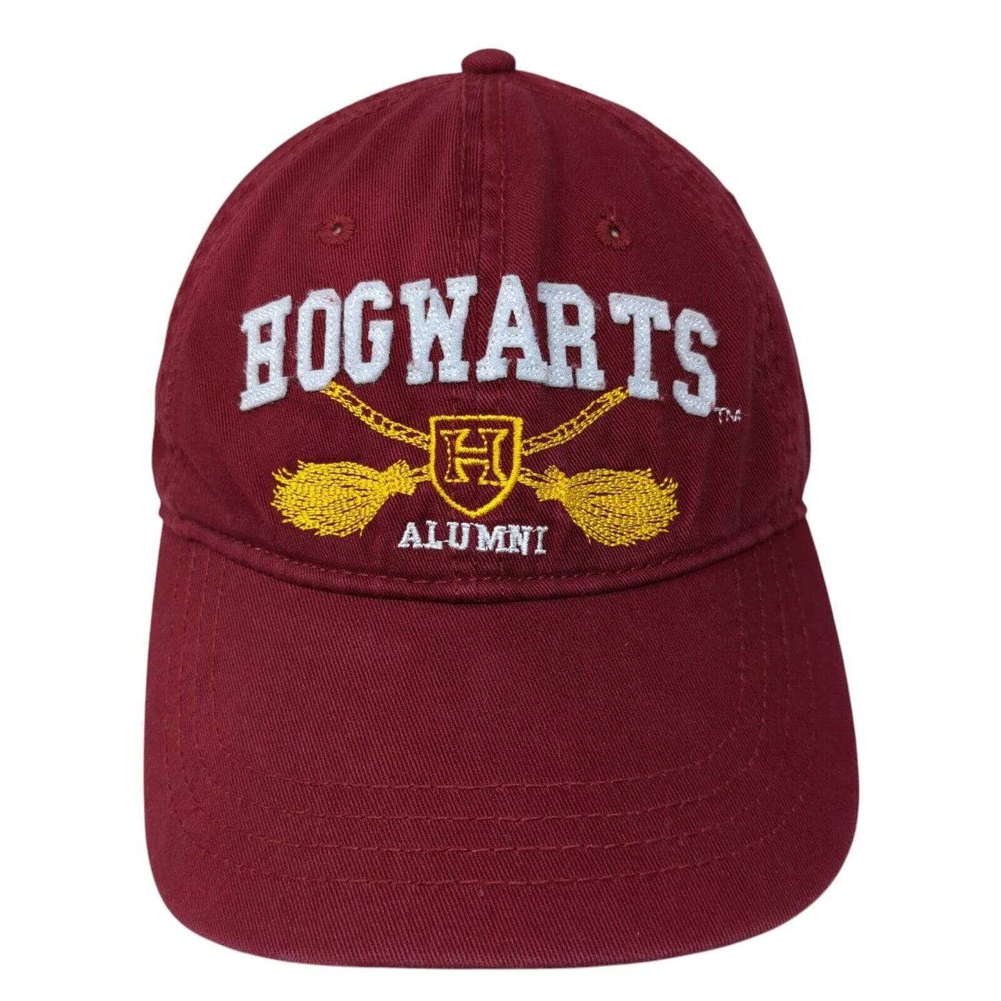 Hogwarts Alumni Slideback Hat Red One Size Adjustable Embroidered Harry Potter