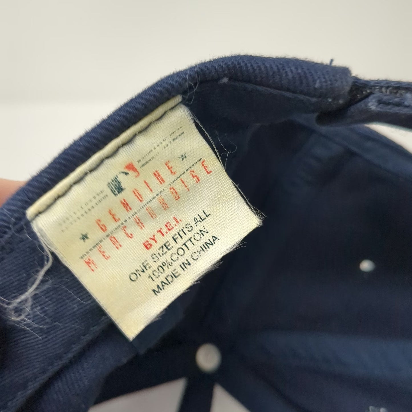 Boston Red Sox MLB T.E.I. Blue Baseball Cap One Size Embroidered Strapback Hat