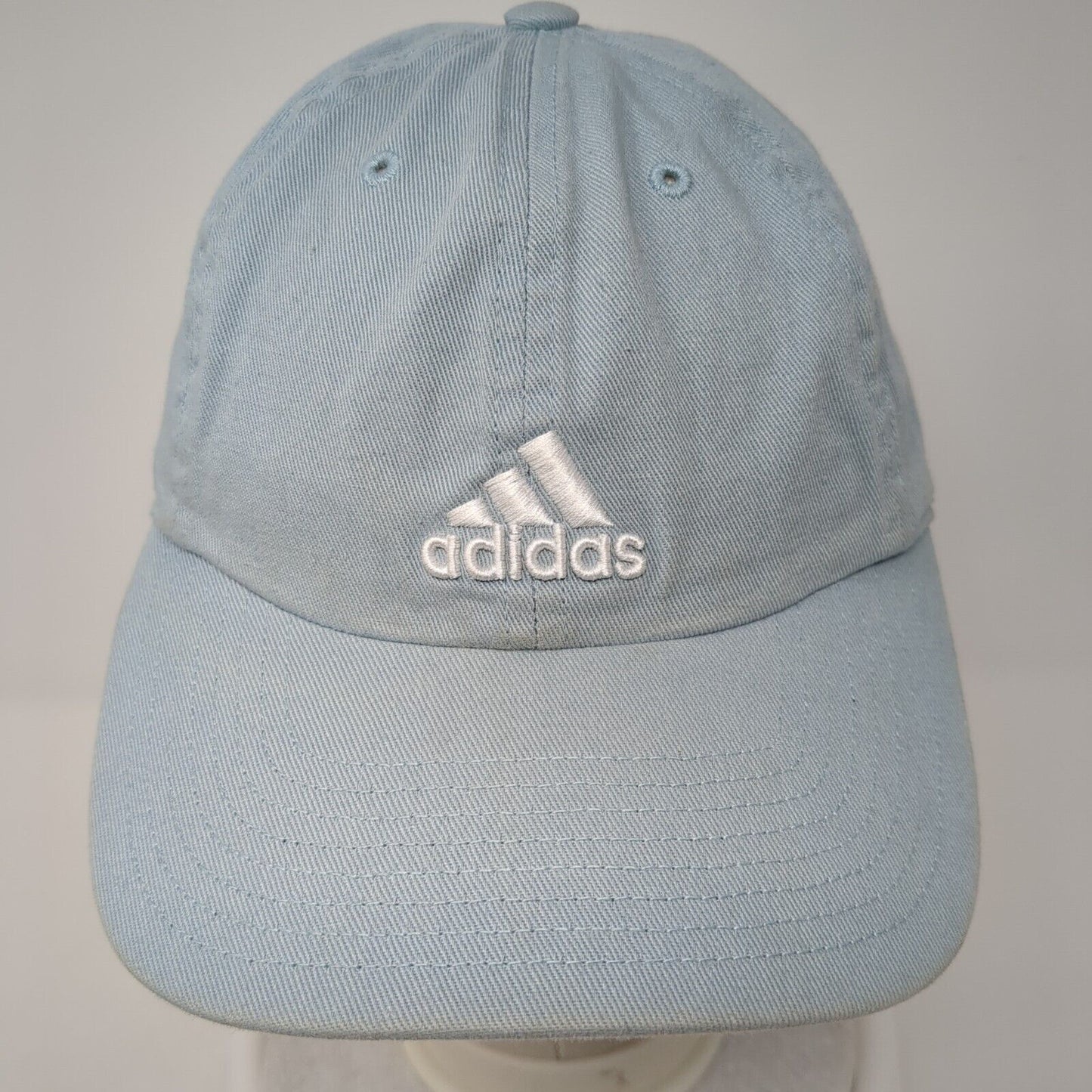Adidas 3 Stripes Slideback Hat Blue One Size Embroidered Climalite