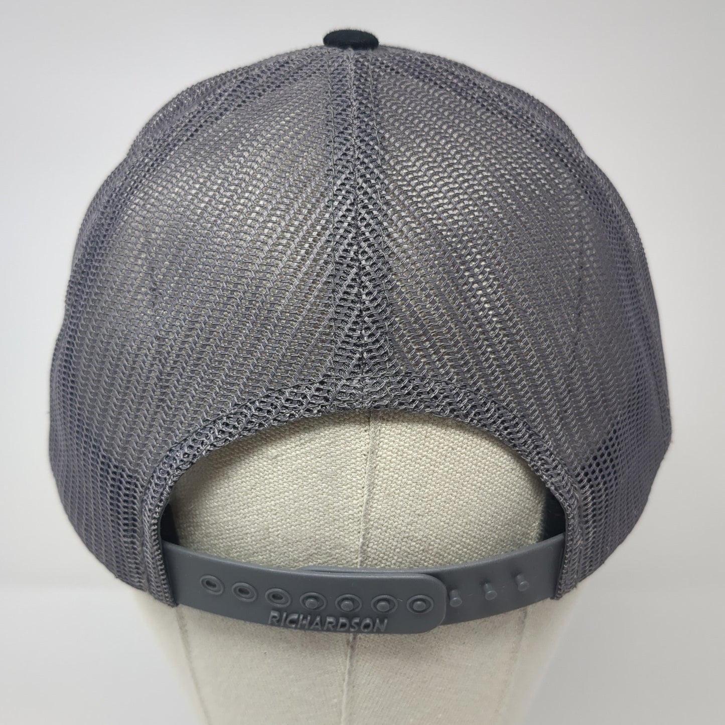 208 Precision Design & Trim Snapback Trucker Hat Black OS Adjustable Richardson
