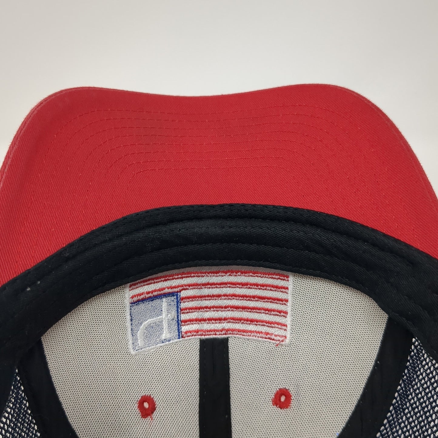 USA Flag Snapback Mesh Back Trucker Hat Multicolor One Size Adjustable