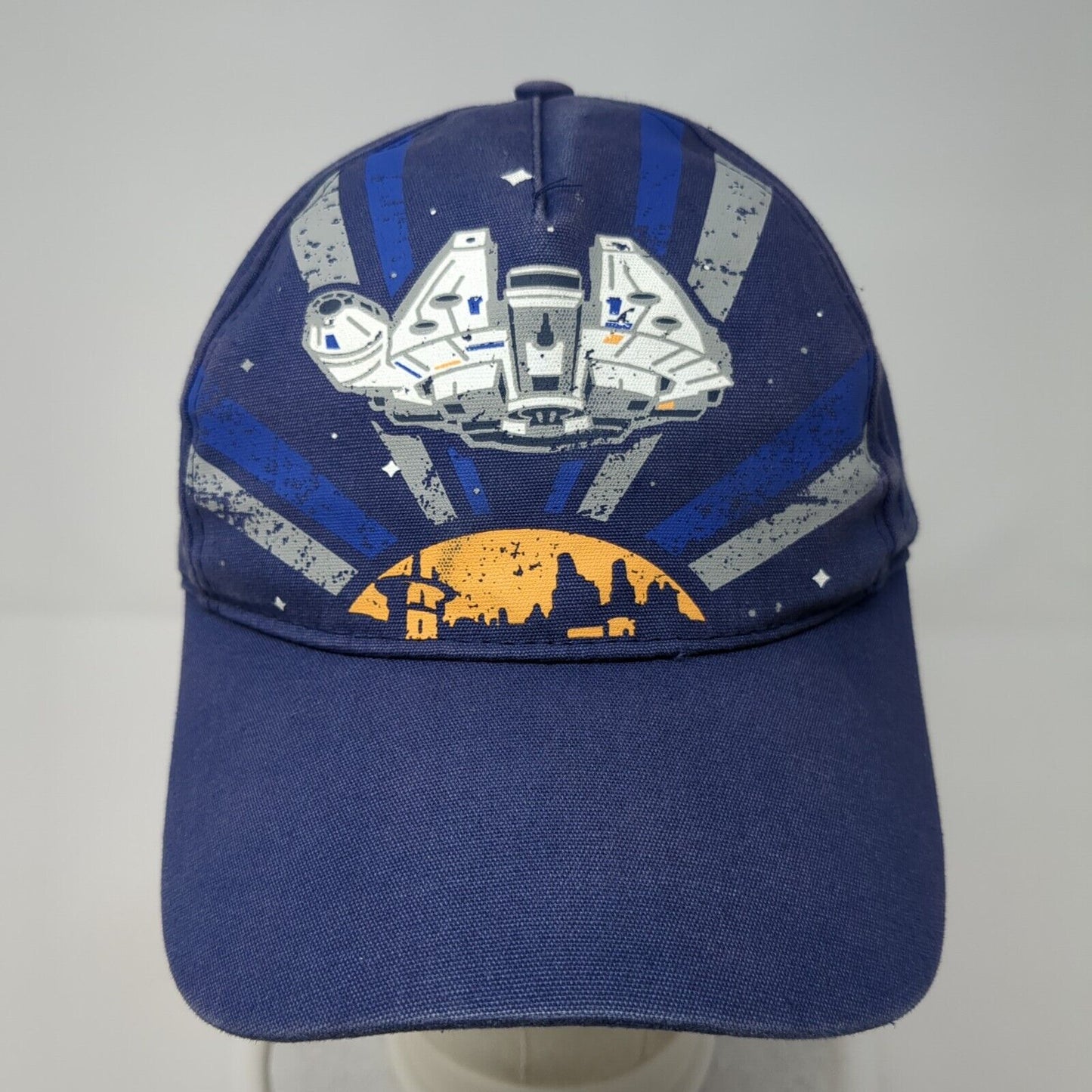 Star Wars Galaxy's Edge Strapback Hat Blue 57-59cm Adjustable Embroidered Cotton