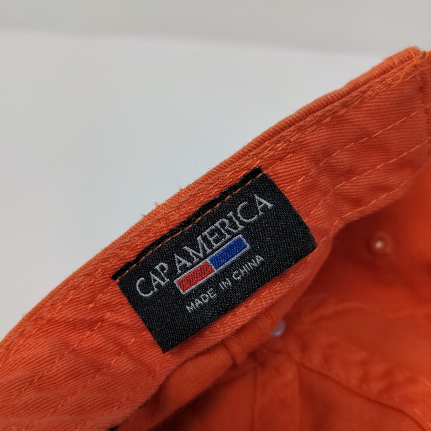 Jacobsen Slideback Hat Orange One Size RMT Equipment Cap America