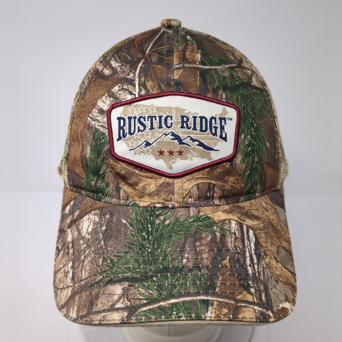 Rustic Ridge Slideback Trucker Hat Camo One Size Mesh Back Outdoor Cap