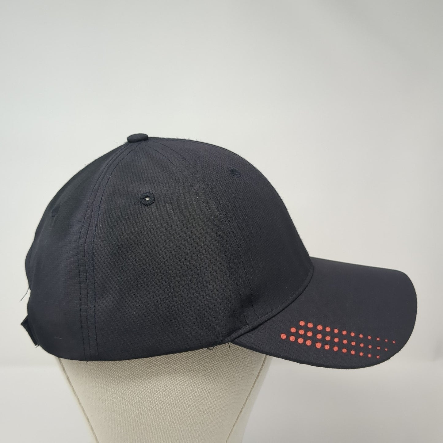 Coca-Cola Strapback Baseball Cap Black OS Adjustable Embroidered UV Coating
