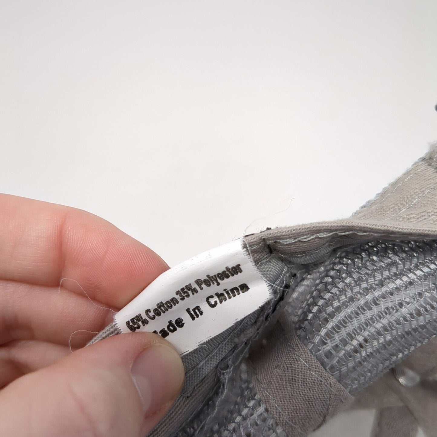 Coffee Before Talkie Strapback Trucker Hat Gray One Size Mesh Back